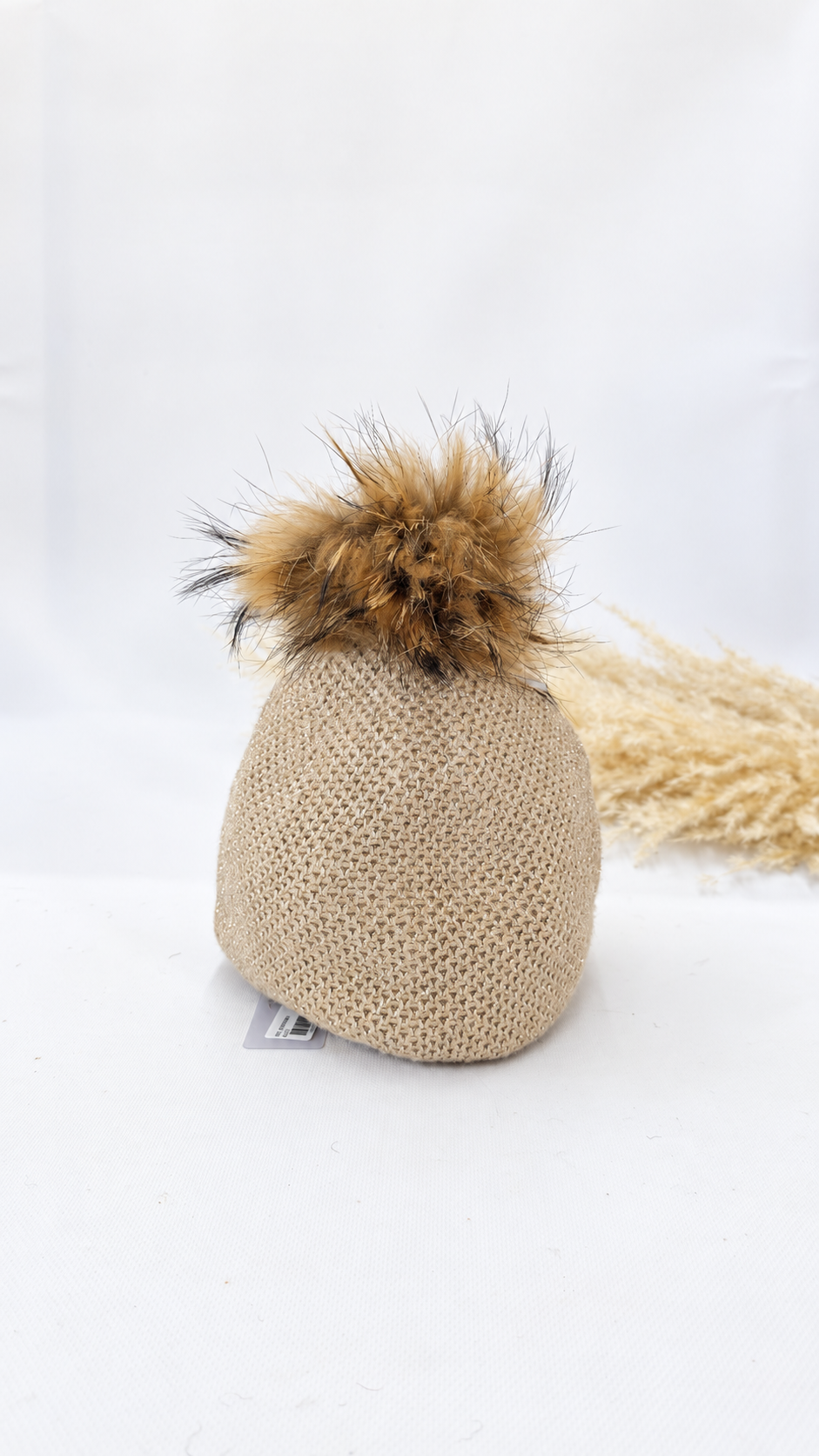 BERRETTA POMPOM GLITTERATA