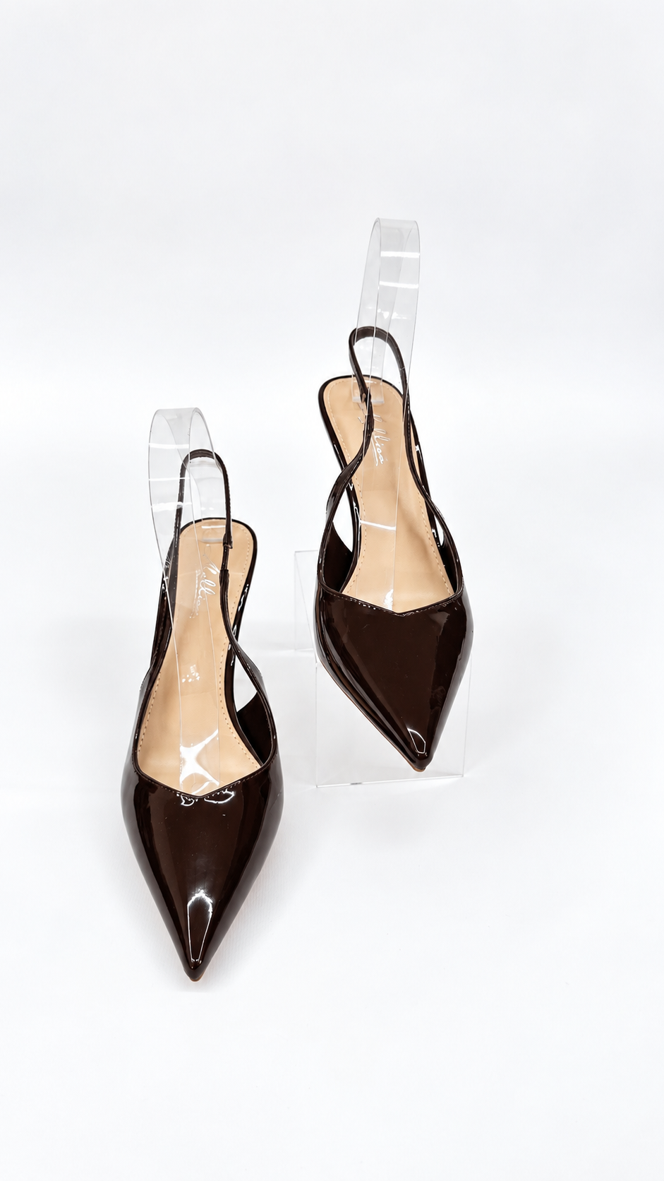 DECOLLETE APERTE LUCIDE BROWN (39)