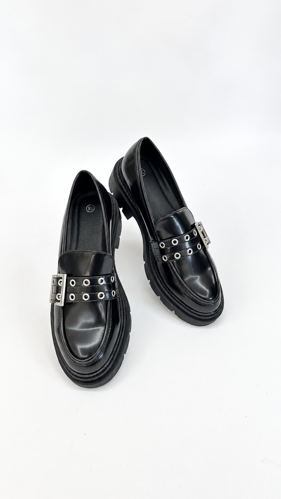 MOCASSINO LUCIDO CON FIBBIA