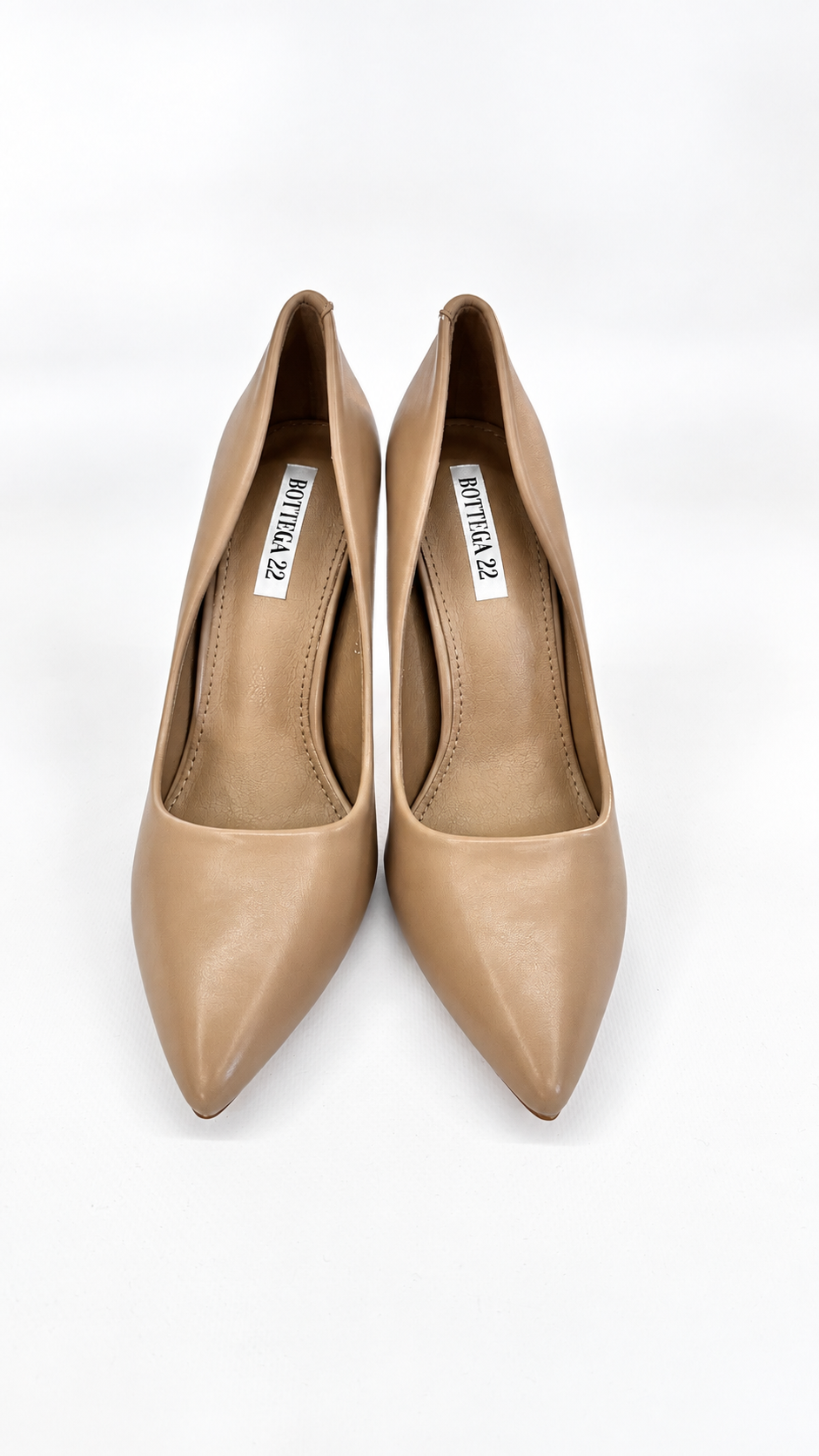 DECOLLETE IN ECOPELLE KAKI