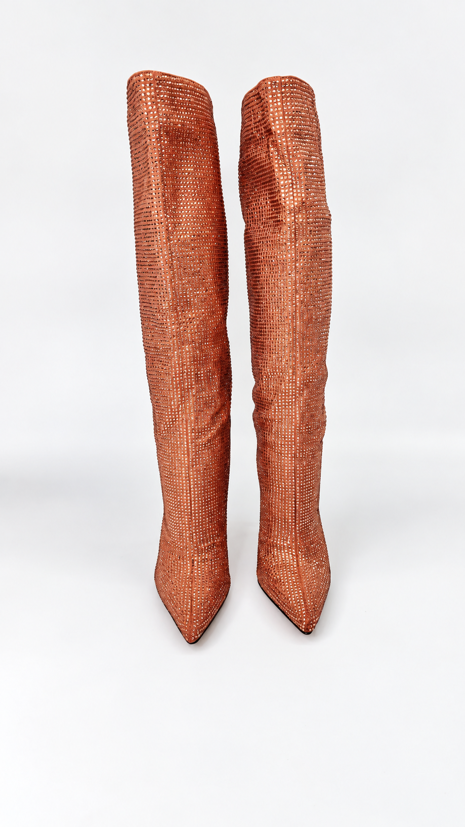 STIVALI STRASS CHAMPAGNE