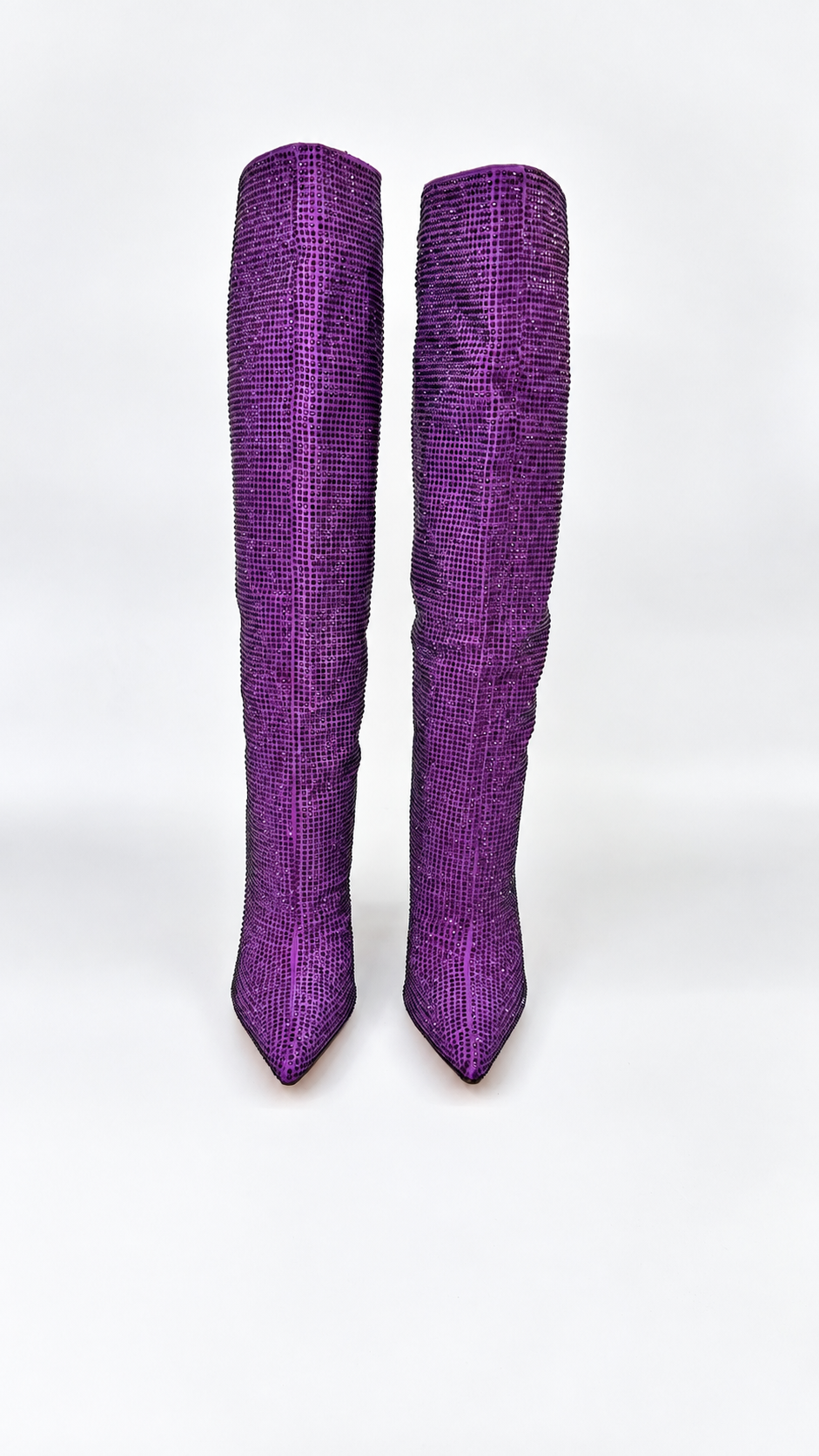 STIVALI STRASS VIOLA (38)