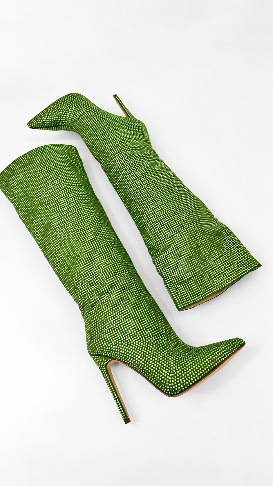 STIVALI STRASS VERDE (38/39)