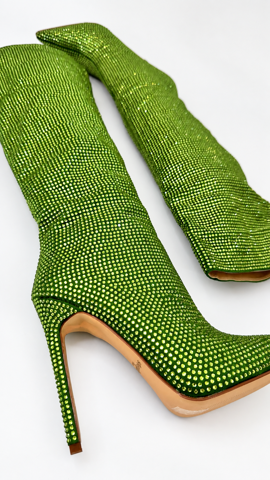 STIVALI STRASS VERDE (38/39)
