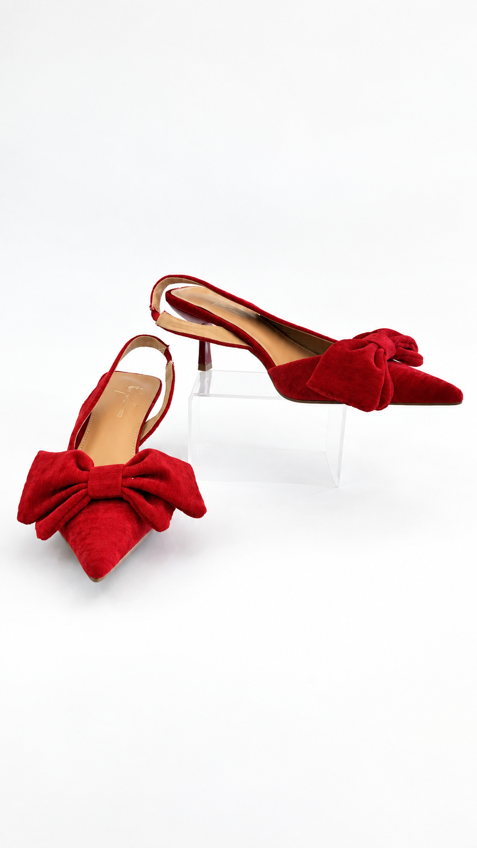 DECOLLETE TESSUTO RED BASSE (37)