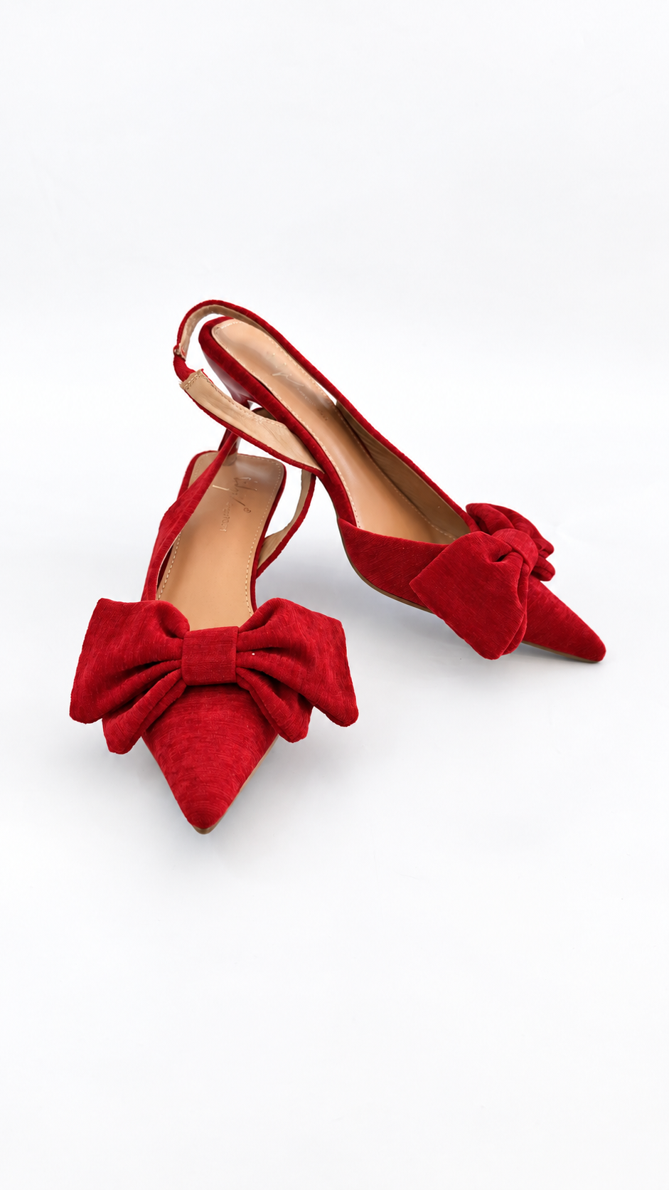 DECOLLETE TESSUTO RED BASSE (37)