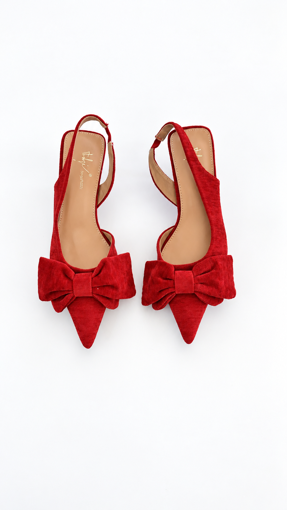 DECOLLETE TESSUTO RED BASSE (37)