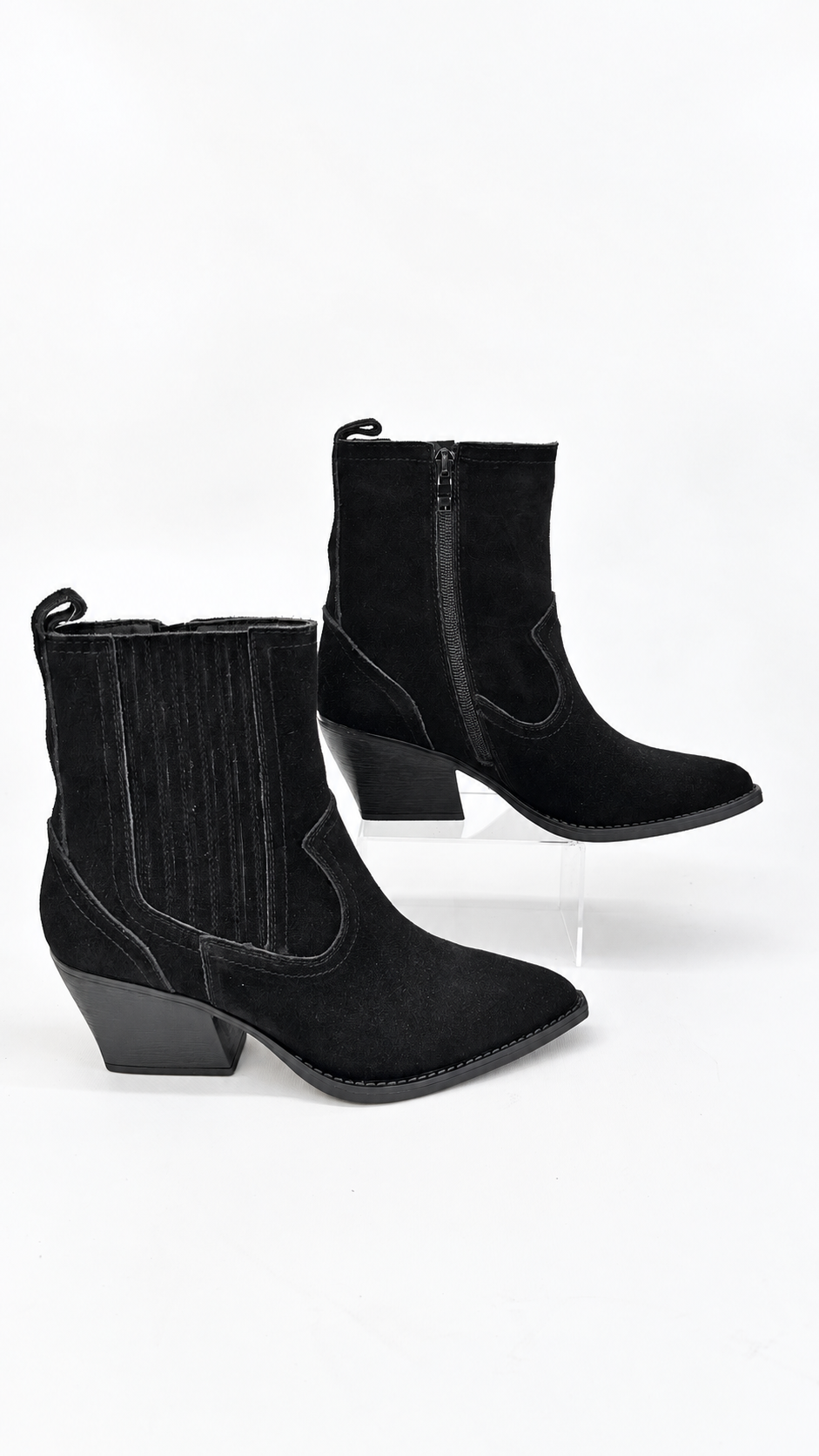TEXANO BASSO SCAMOSCIATO NERO