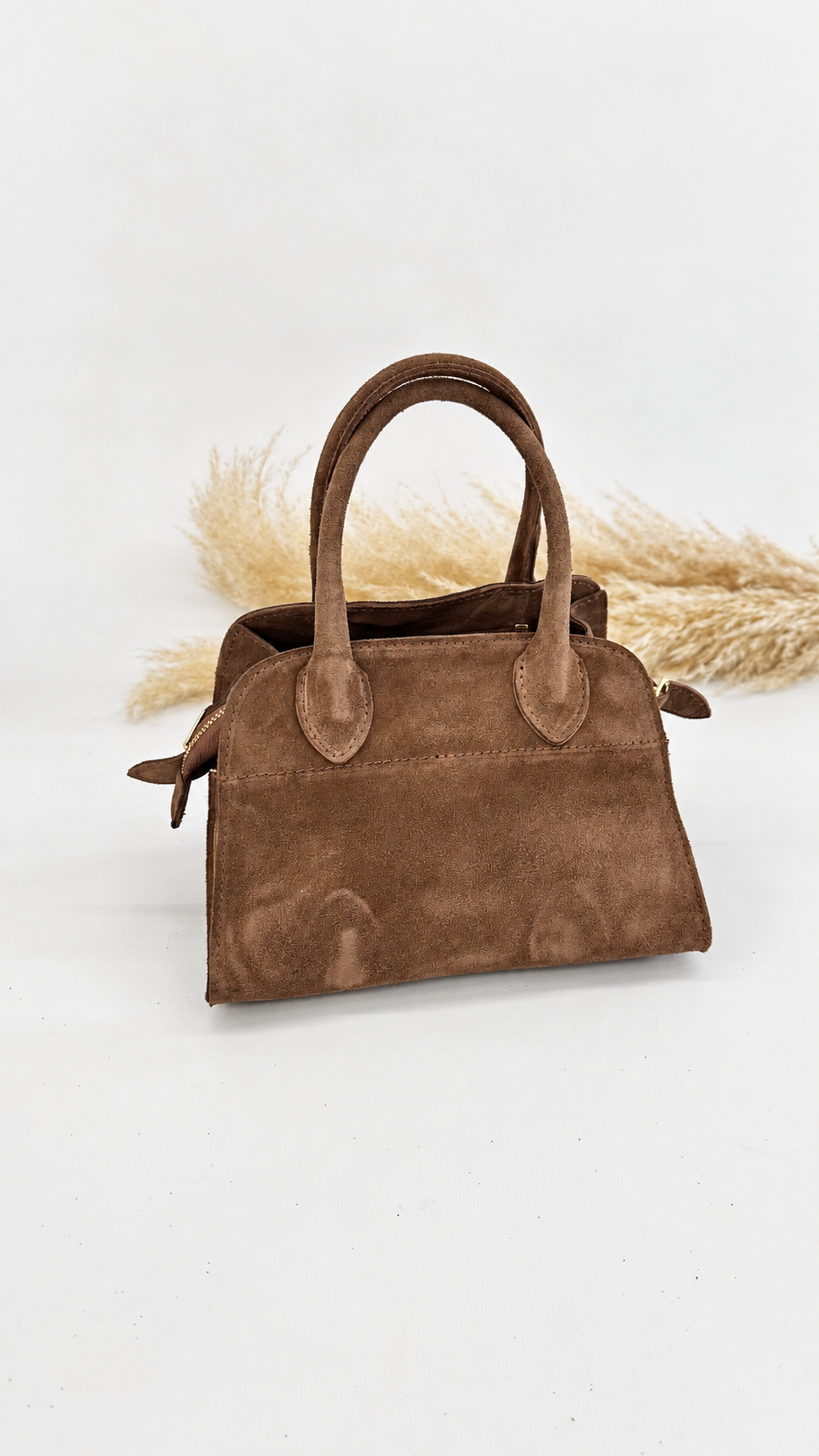 MINI BAULETTO SCAMOSCIATO CAMEL