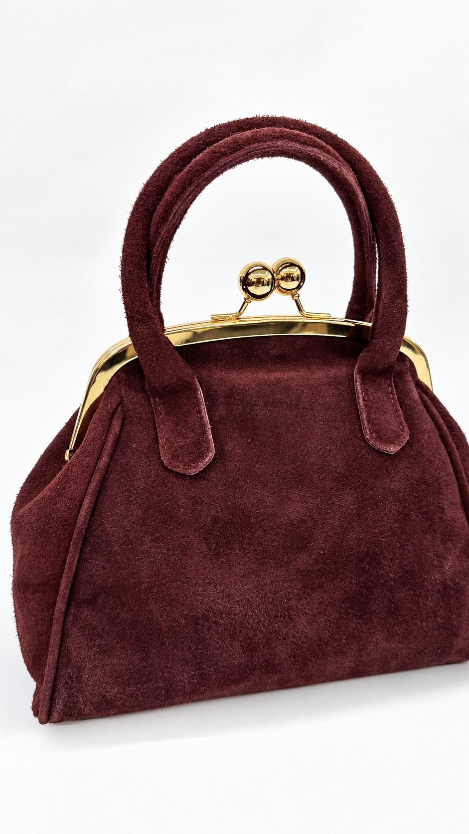 BORSETTA CON CLIP BORDEAUX