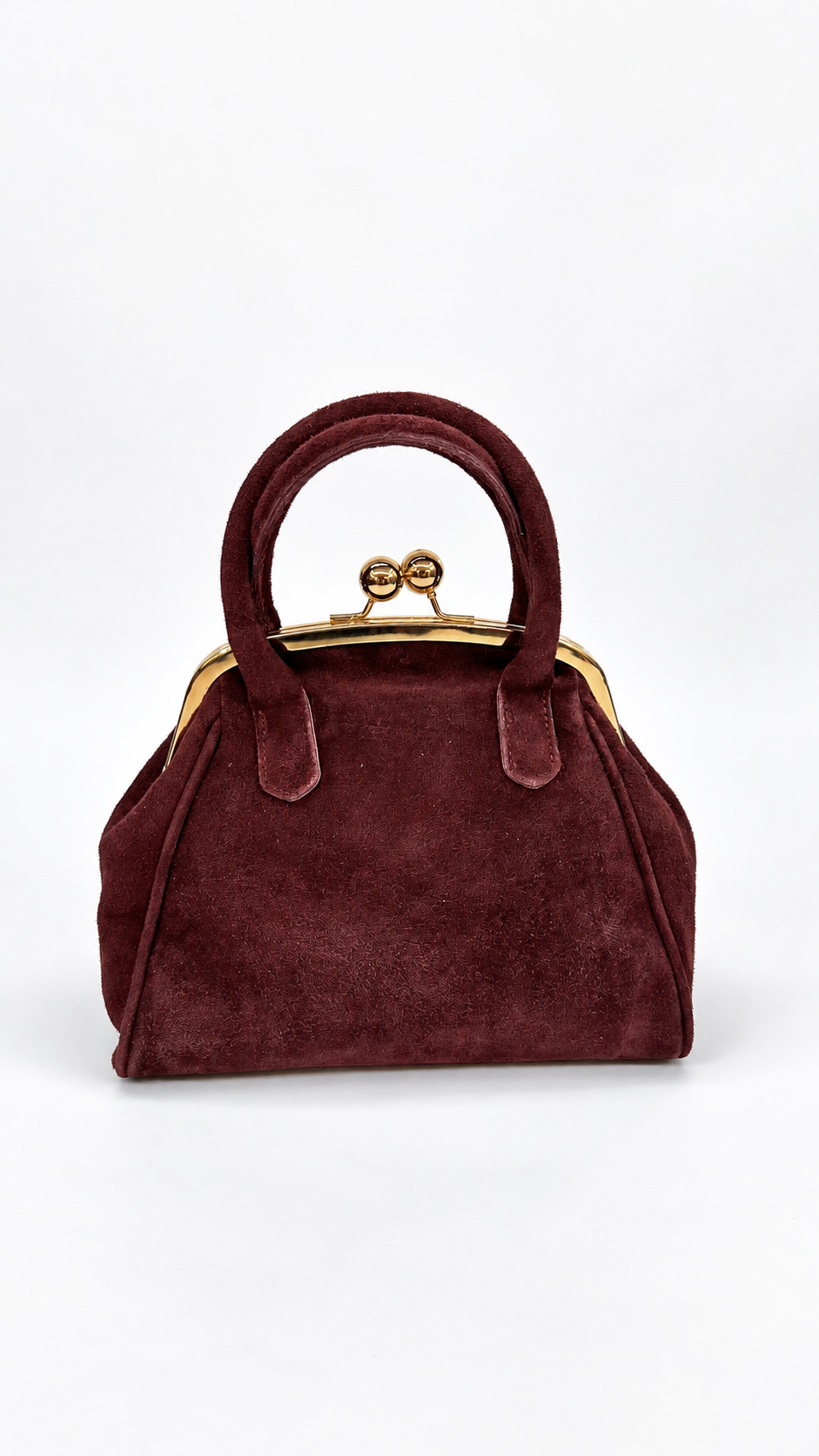 BORSETTA CON CLIP BORDEAUX