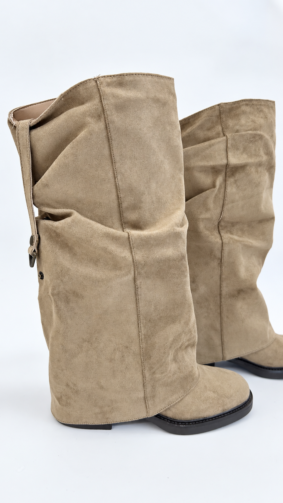 BOOTS SCAMOSCIATO KAKI