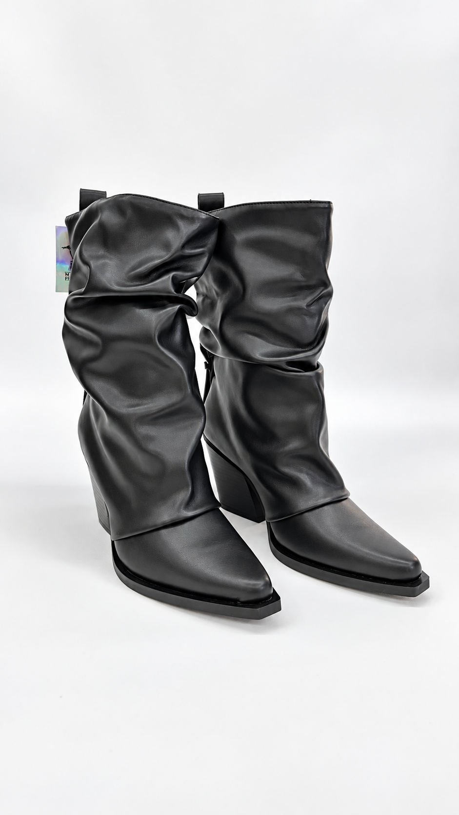 TEXANO BASSO ECOPELLE CON FIBBIA NERO