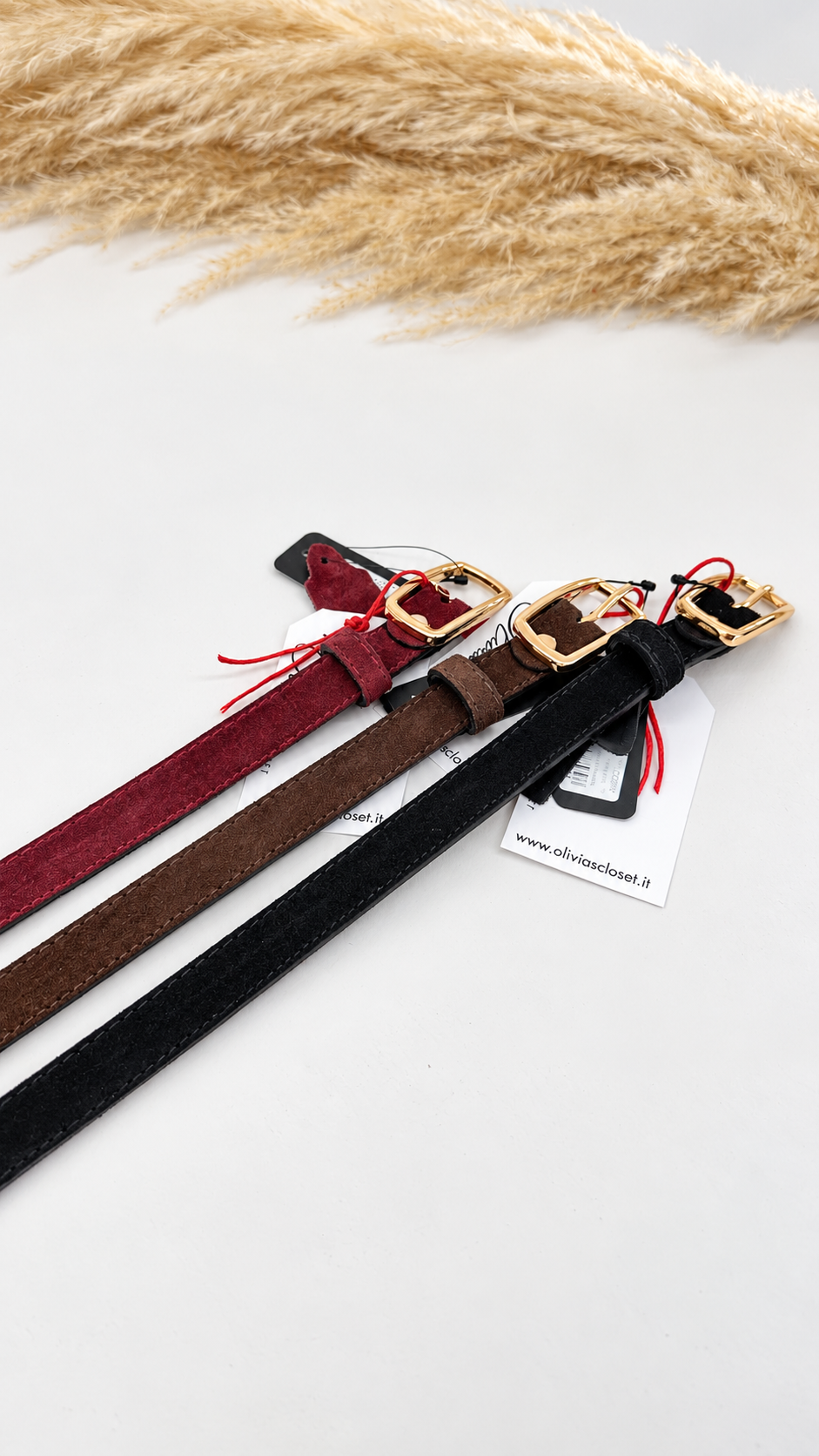 CINTURA SCAMOSCIATA SLIM