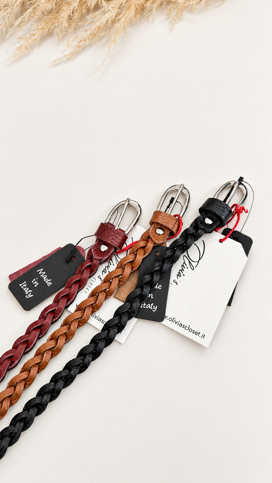 CINTURA SLIM TRECCIA