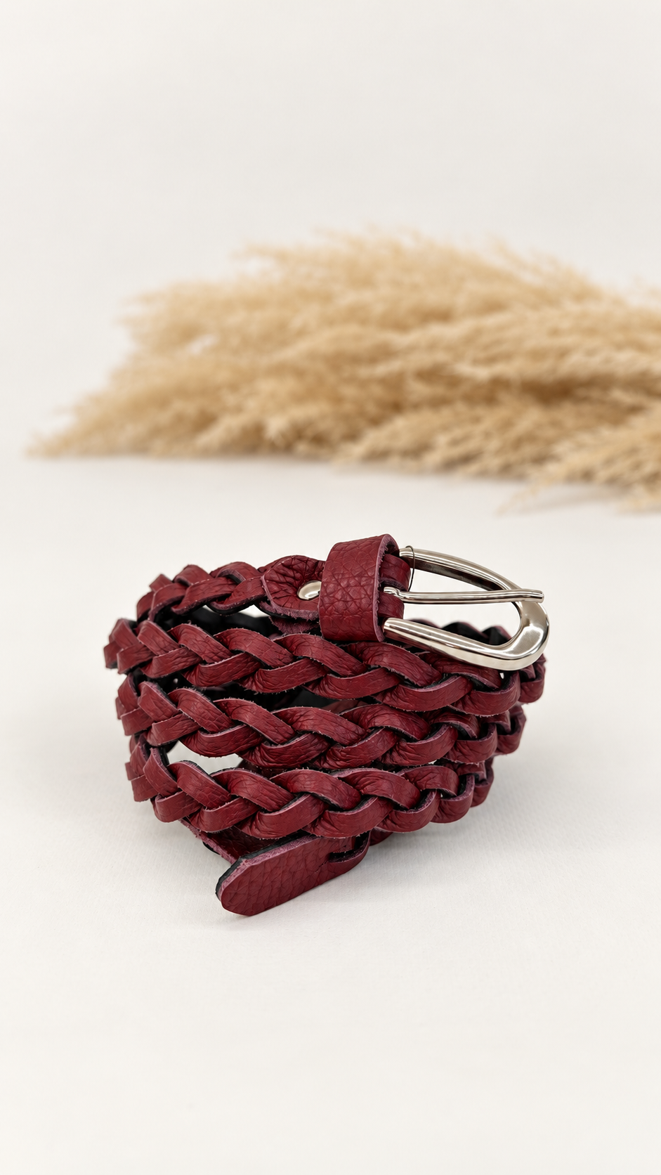 CINTURA SLIM TRECCIA