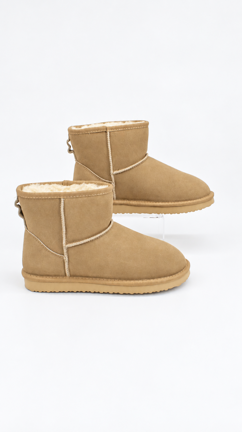 STIVALETTI BEIGE ALTI
