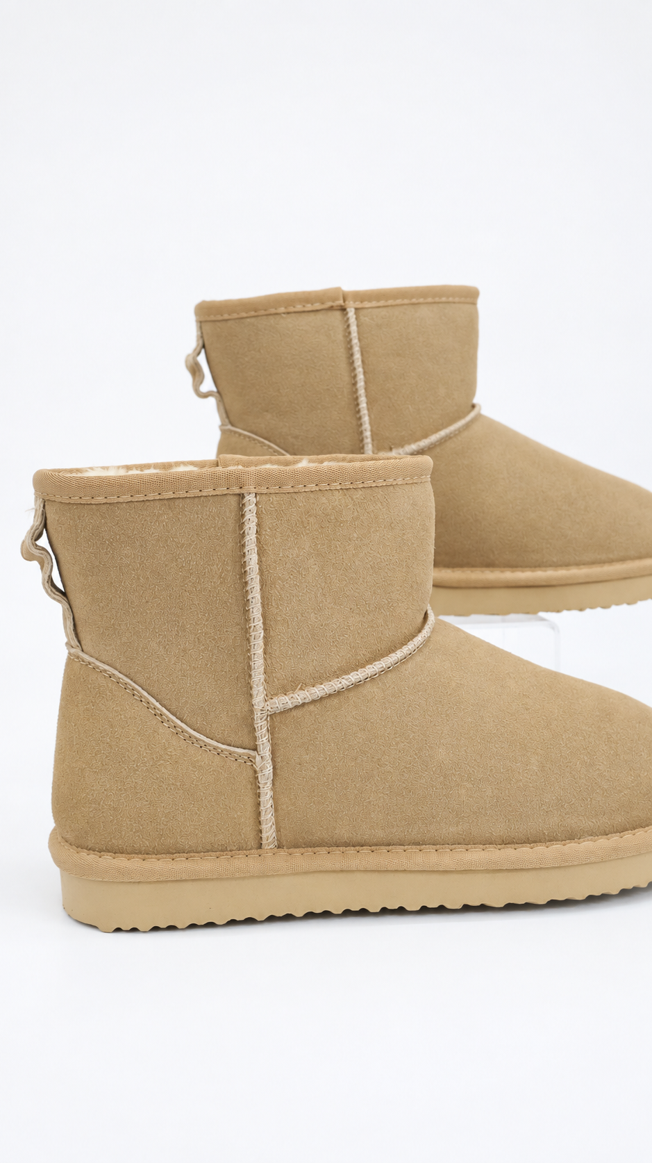 STIVALETTI BEIGE ALTI