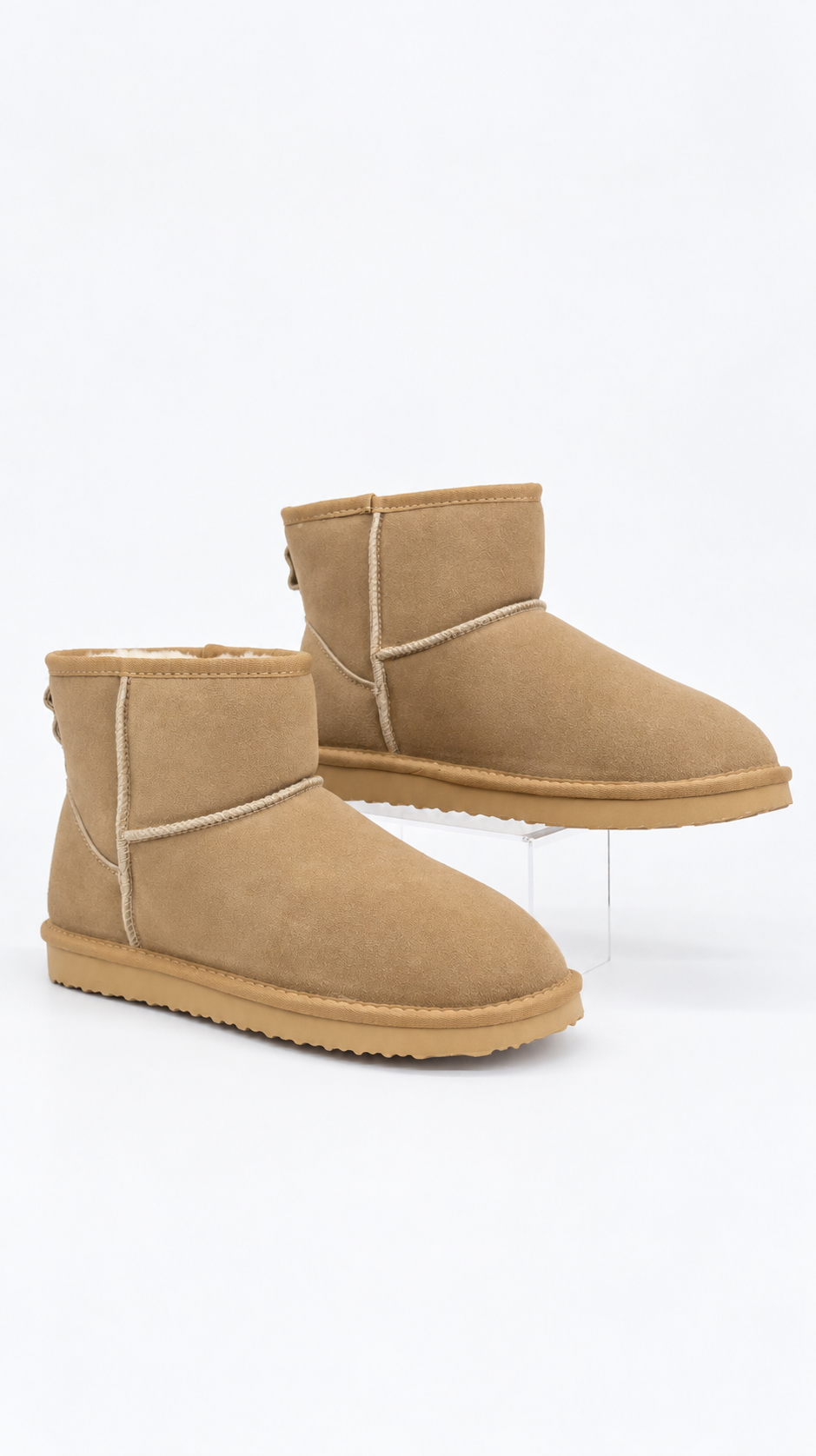 STIVALETTI BEIGE ALTI