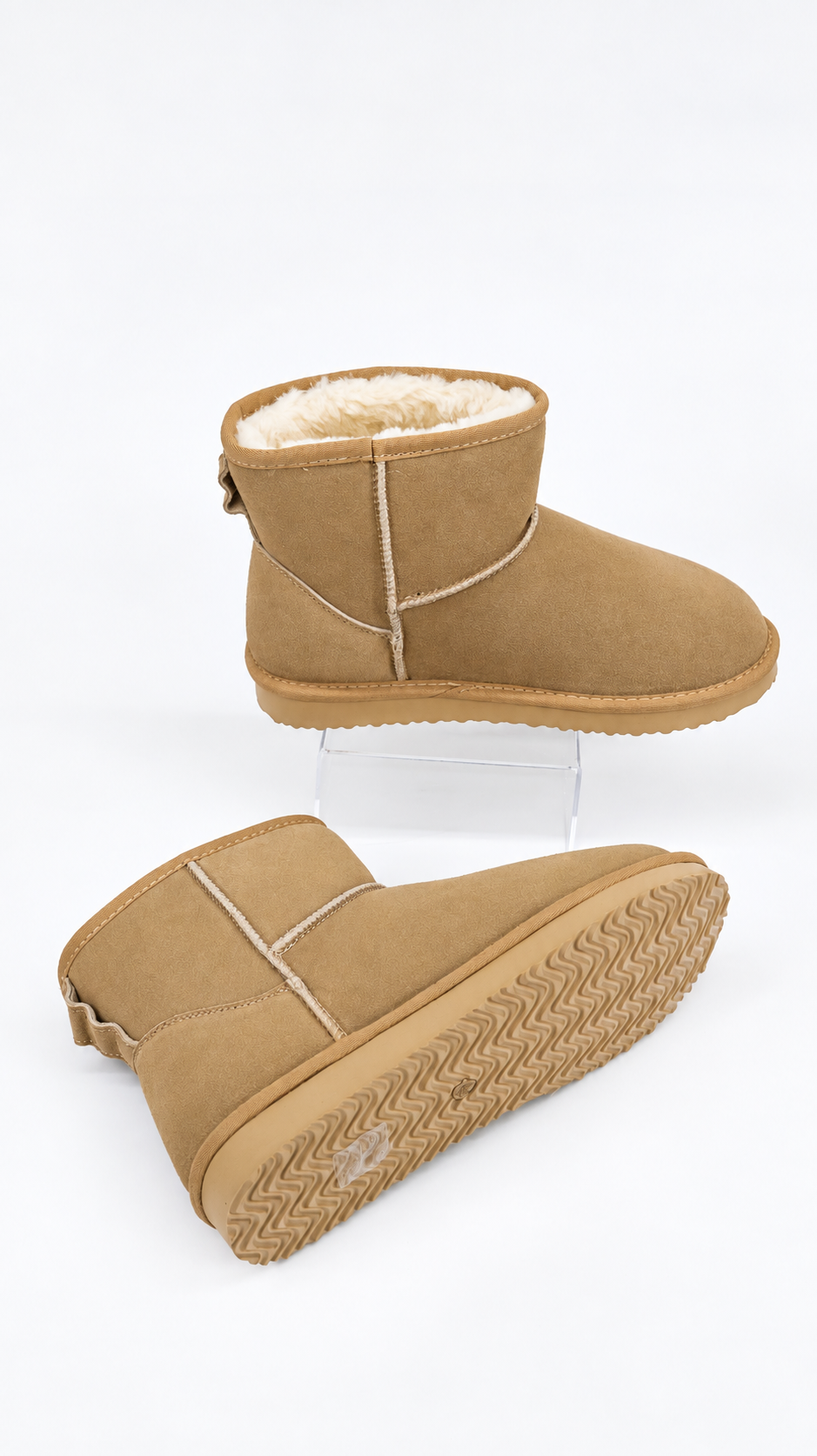 STIVALETTI BEIGE ALTI