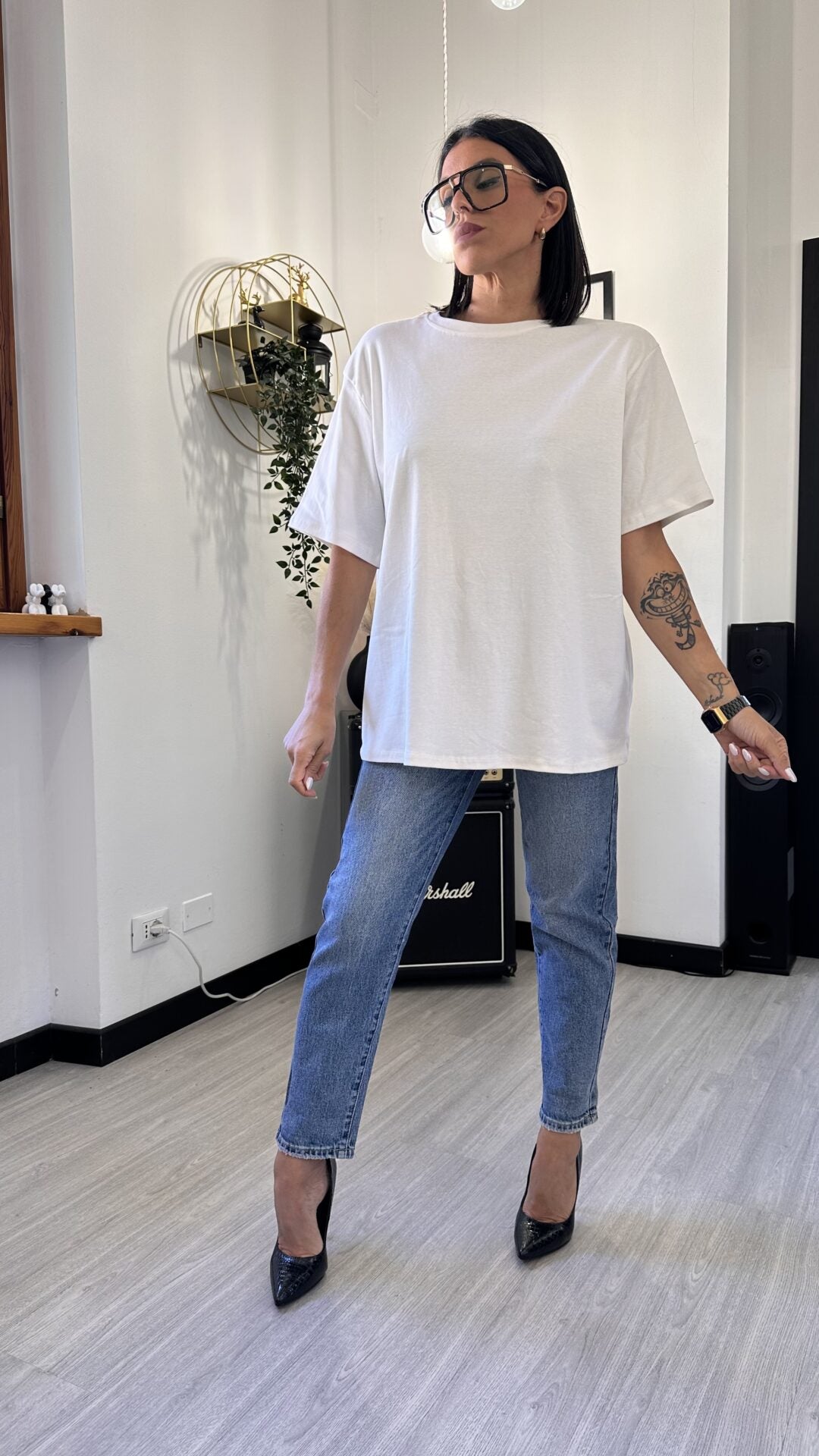 T-SHIRT BIANCA OVERSIZE
