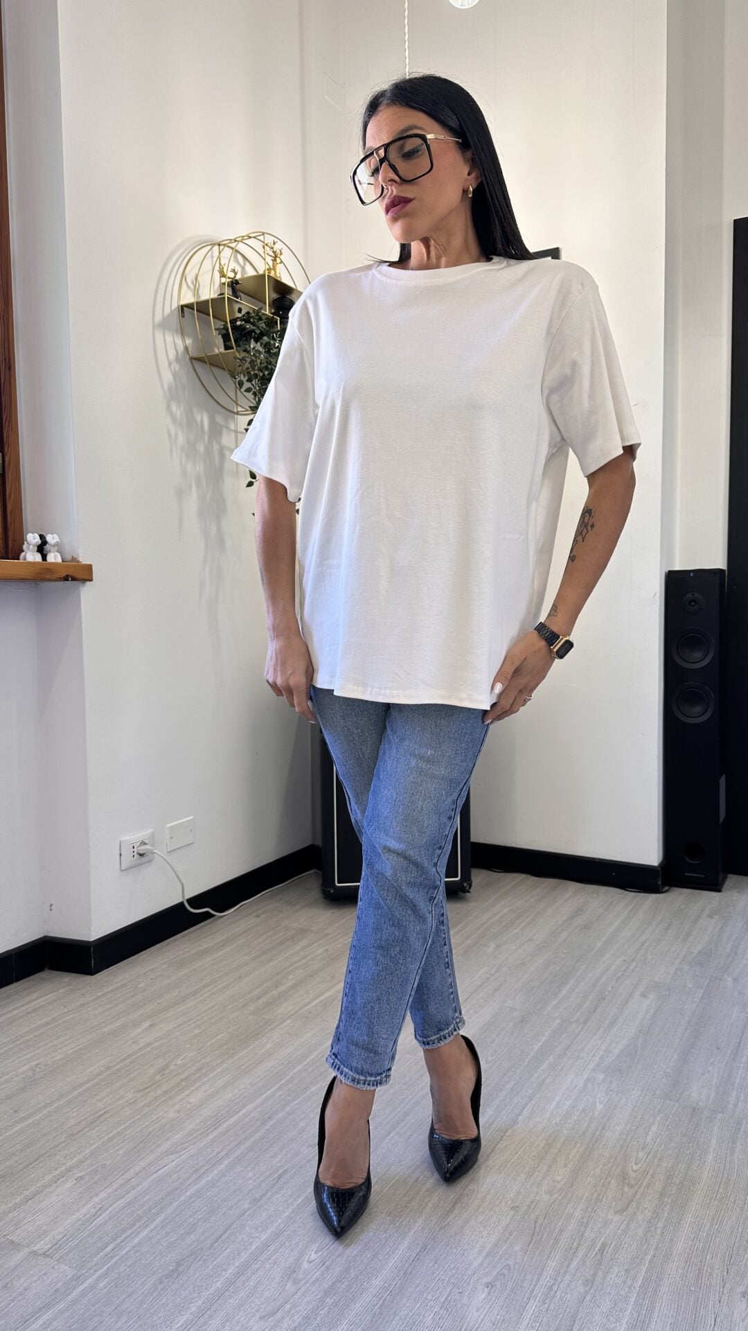 T-SHIRT BIANCA OVERSIZE