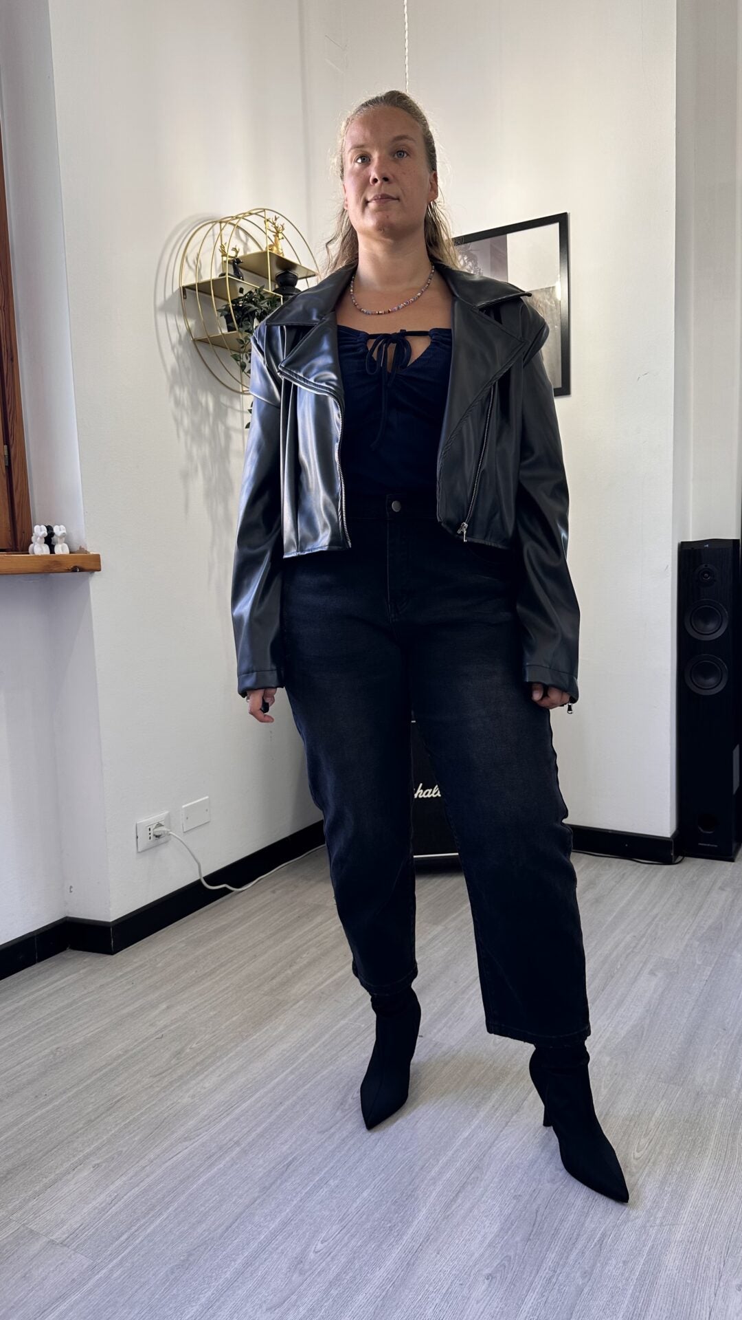 CHIODO IN ECOPELLE BLACK