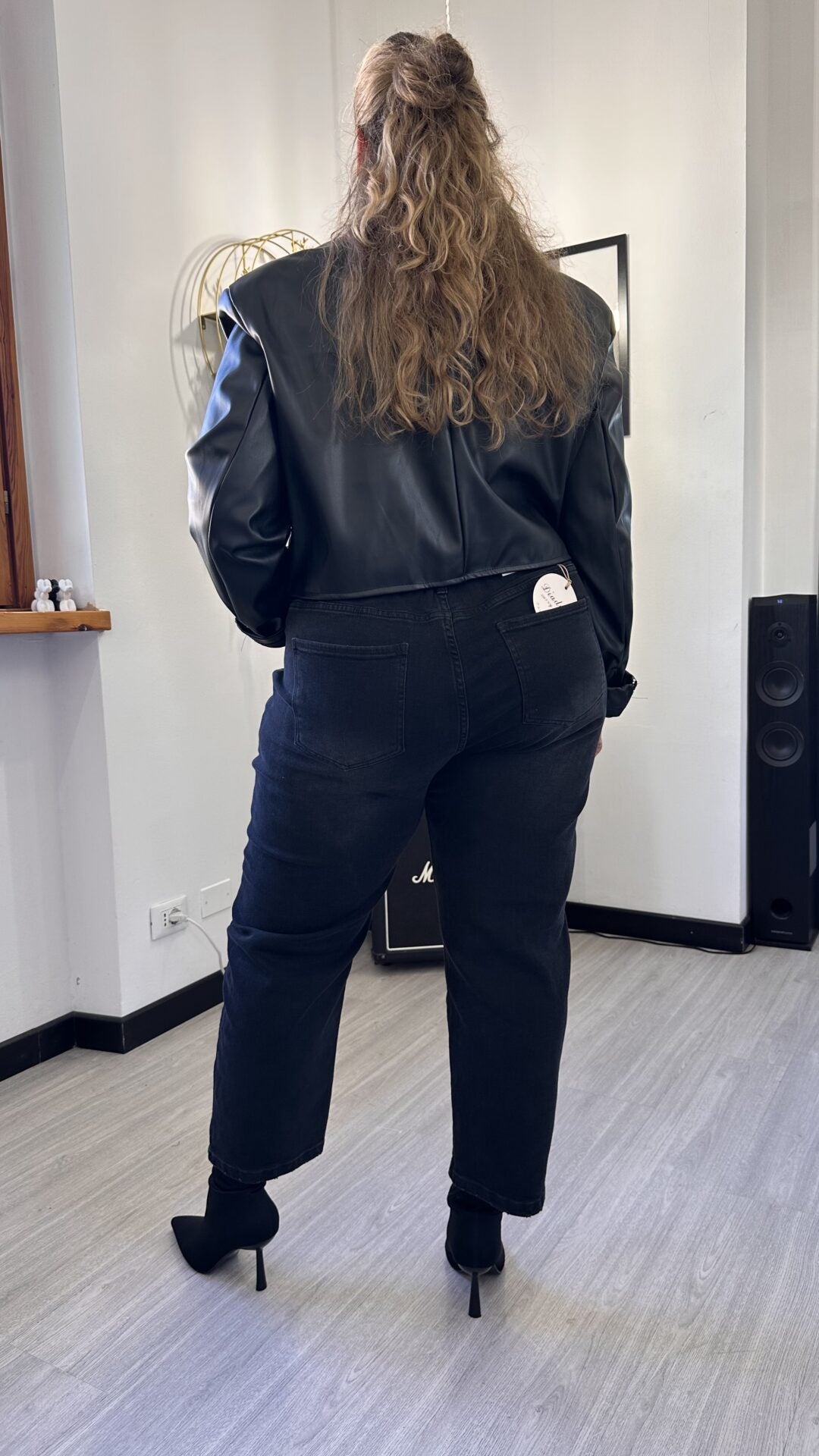 CHIODO IN ECOPELLE BLACK