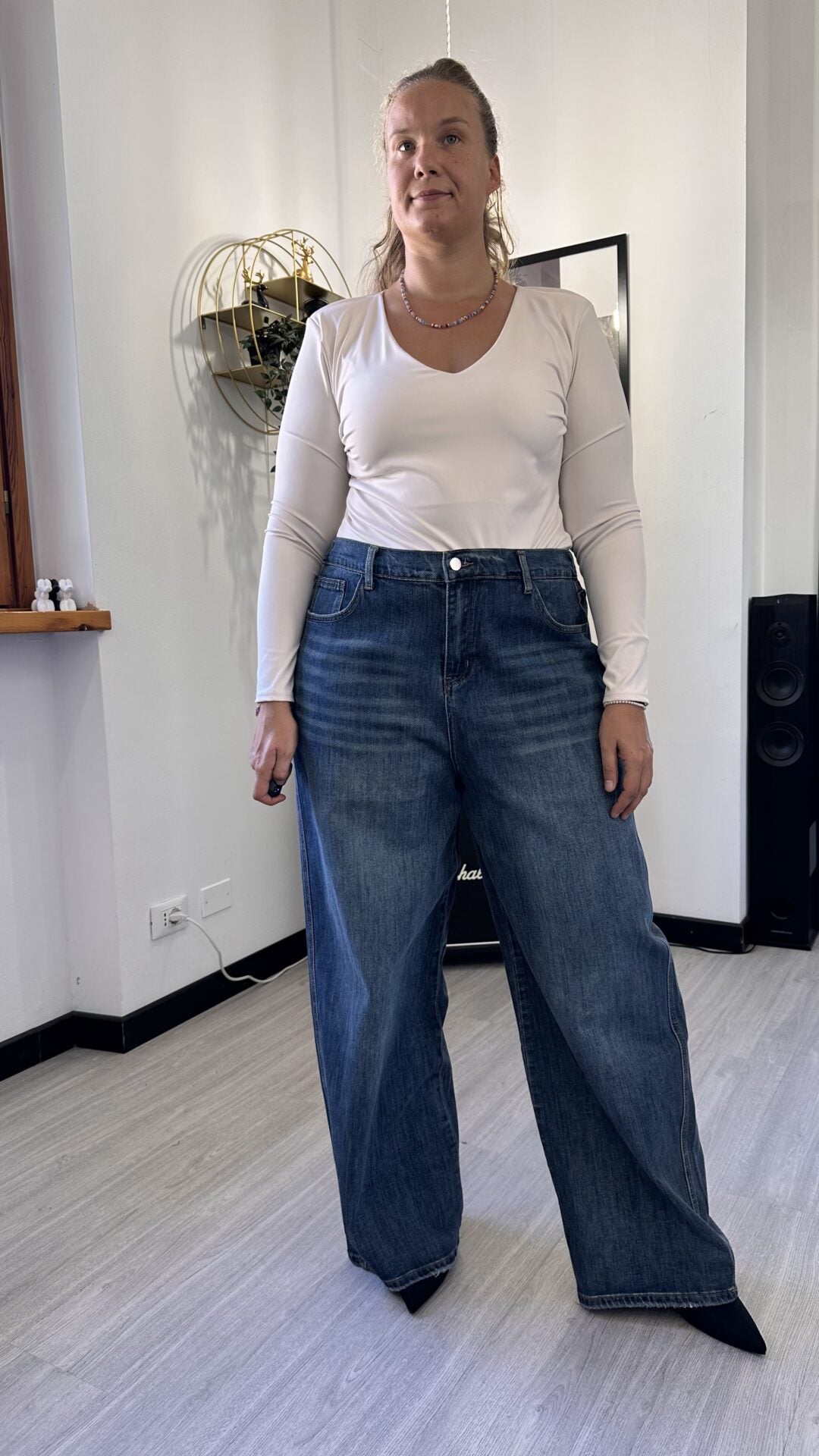 BODY CLASSICO SCOLLO A V BIANCO