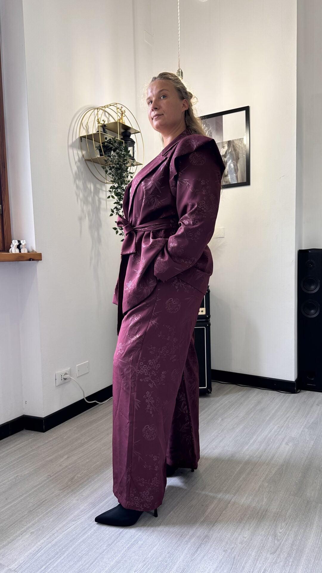 COORDINATO JAPAN BORDEAUX
