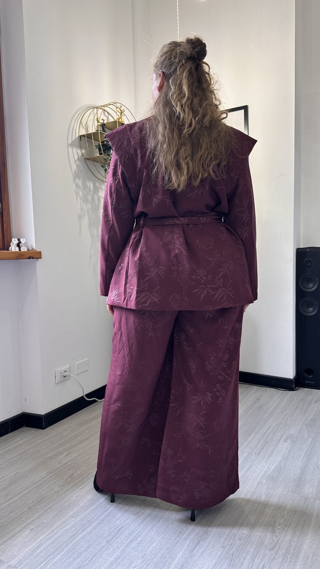 COORDINATO JAPAN BORDEAUX
