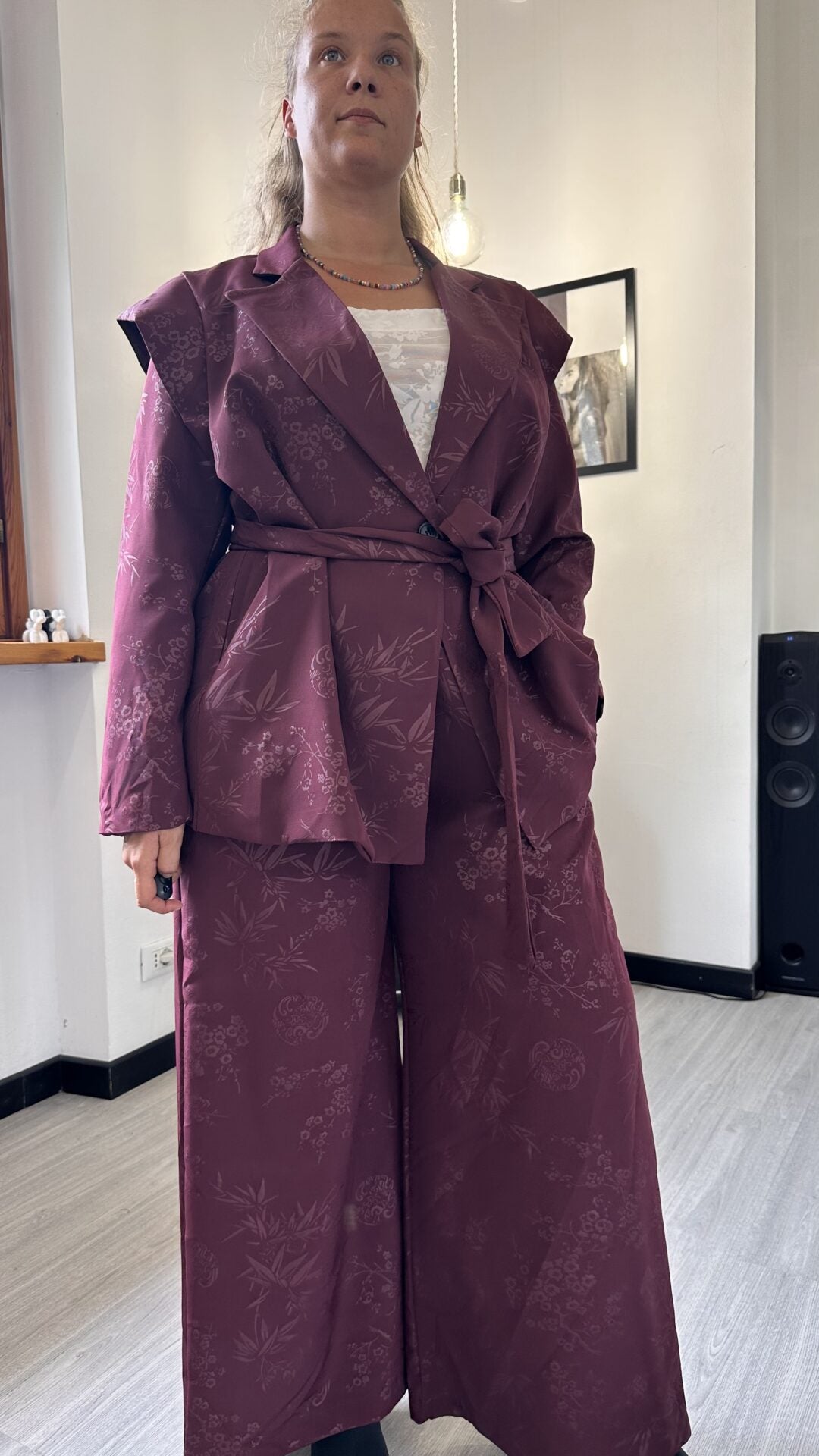 COORDINATO JAPAN BORDEAUX
