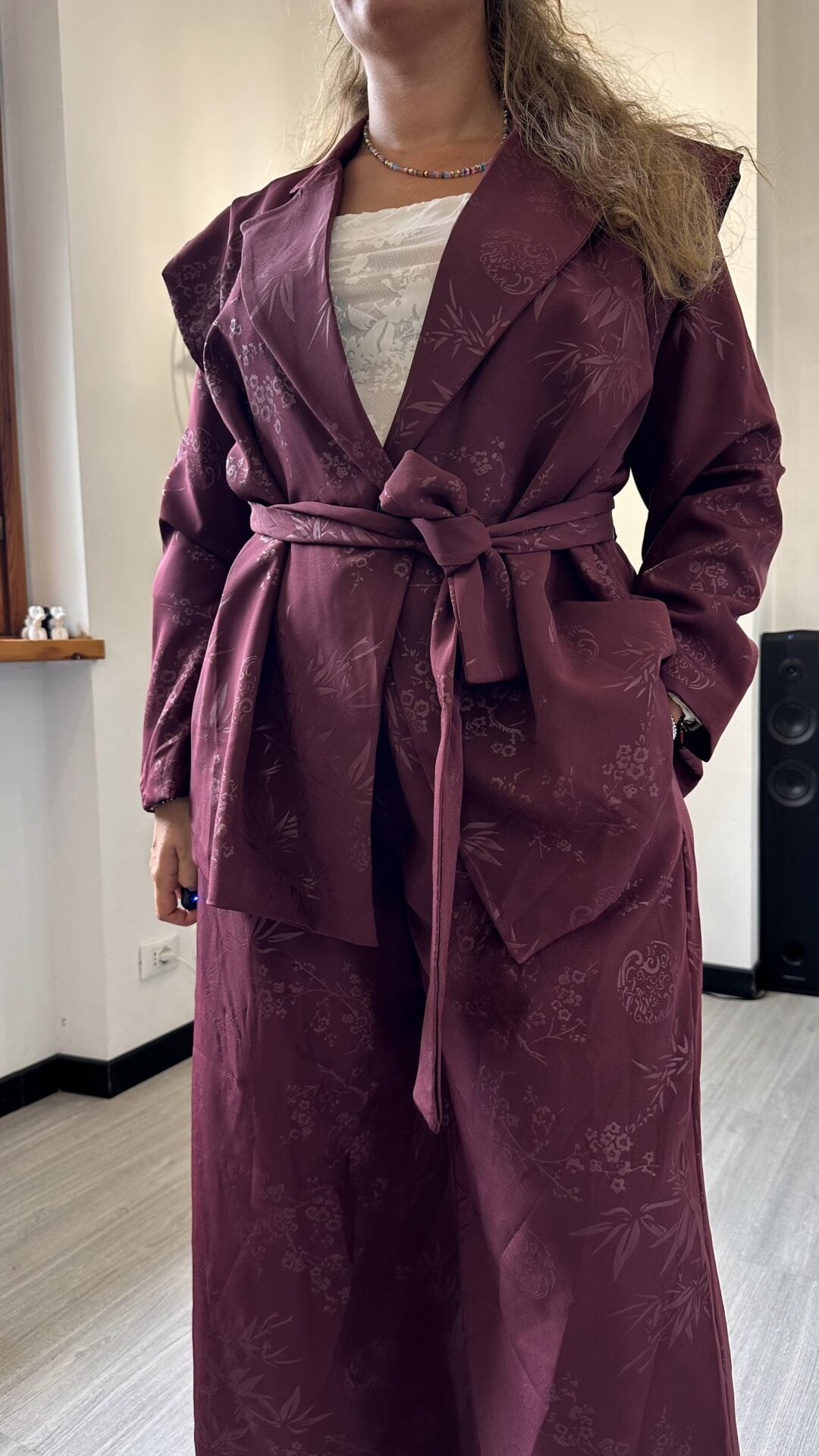 COORDINATO JAPAN BORDEAUX