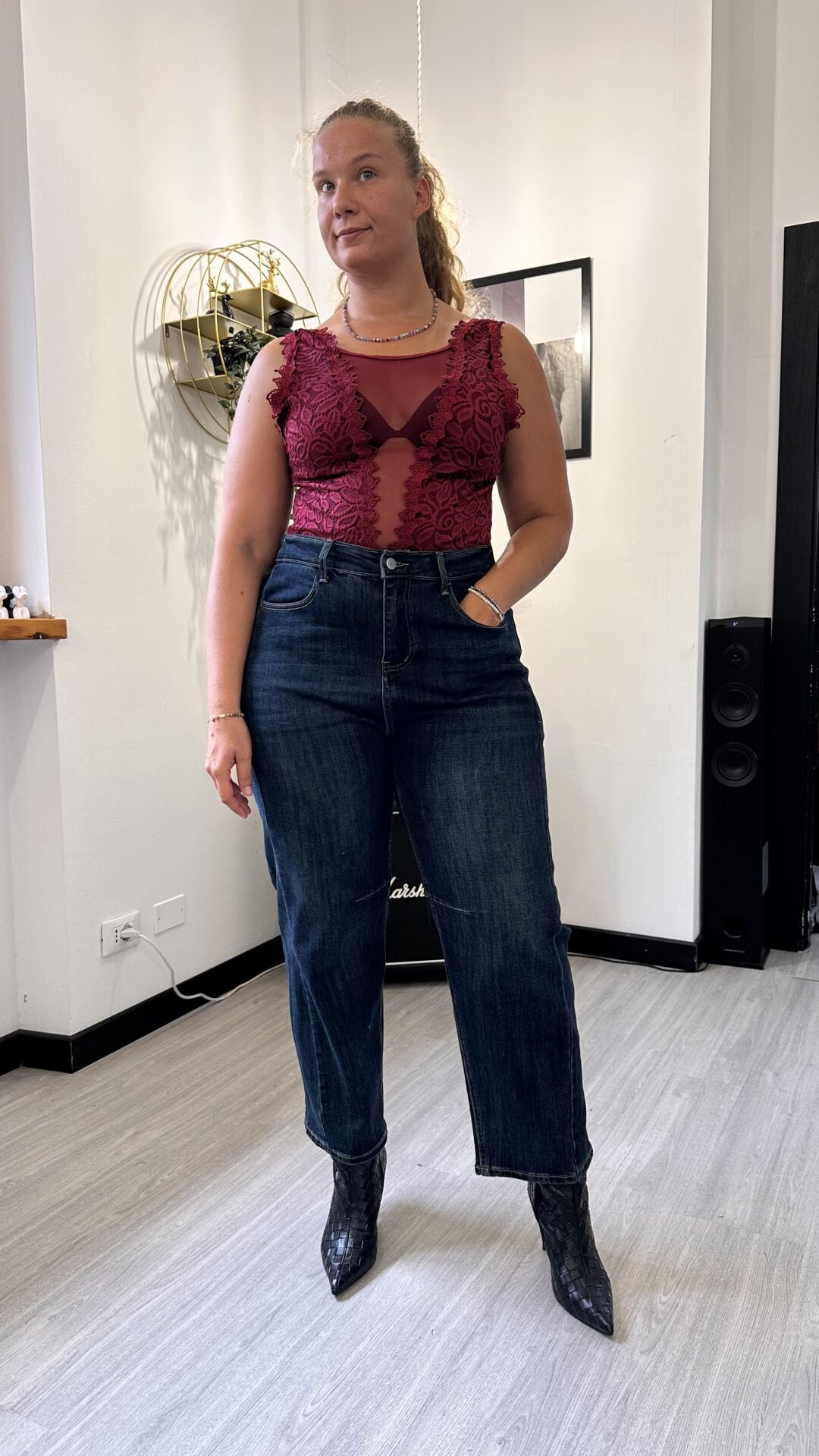 0079 JEANS BALLON SCURO