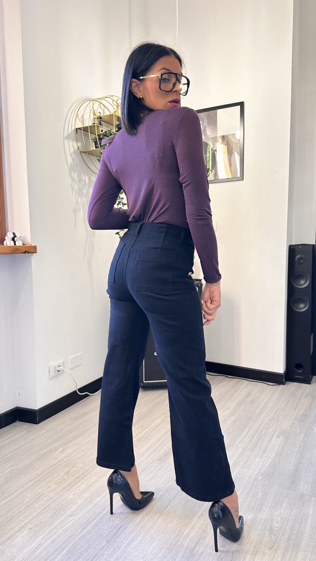 MAGLIA IN CASHMERE BORDEAUX