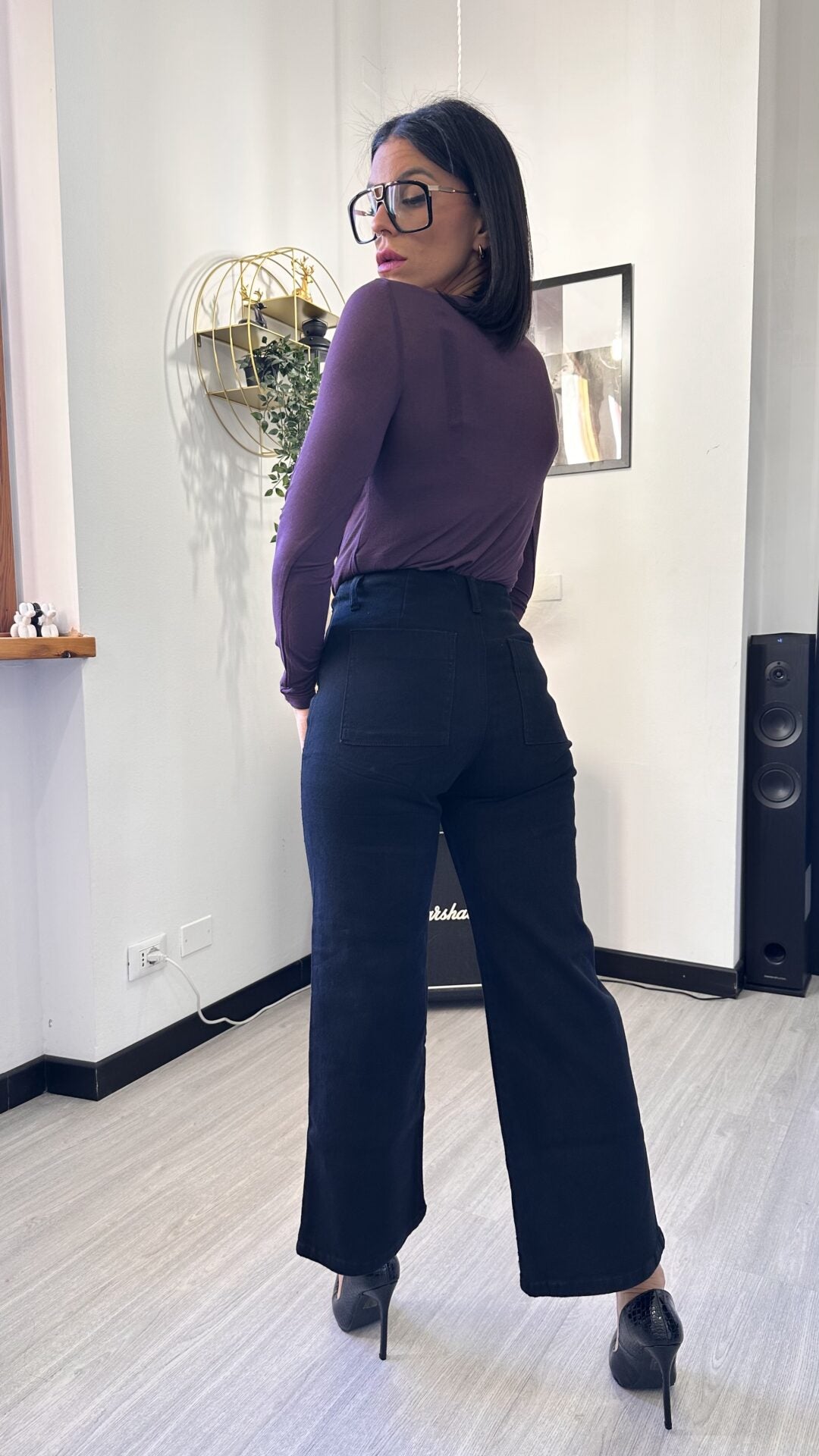 MAGLIA IN CASHMERE BORDEAUX