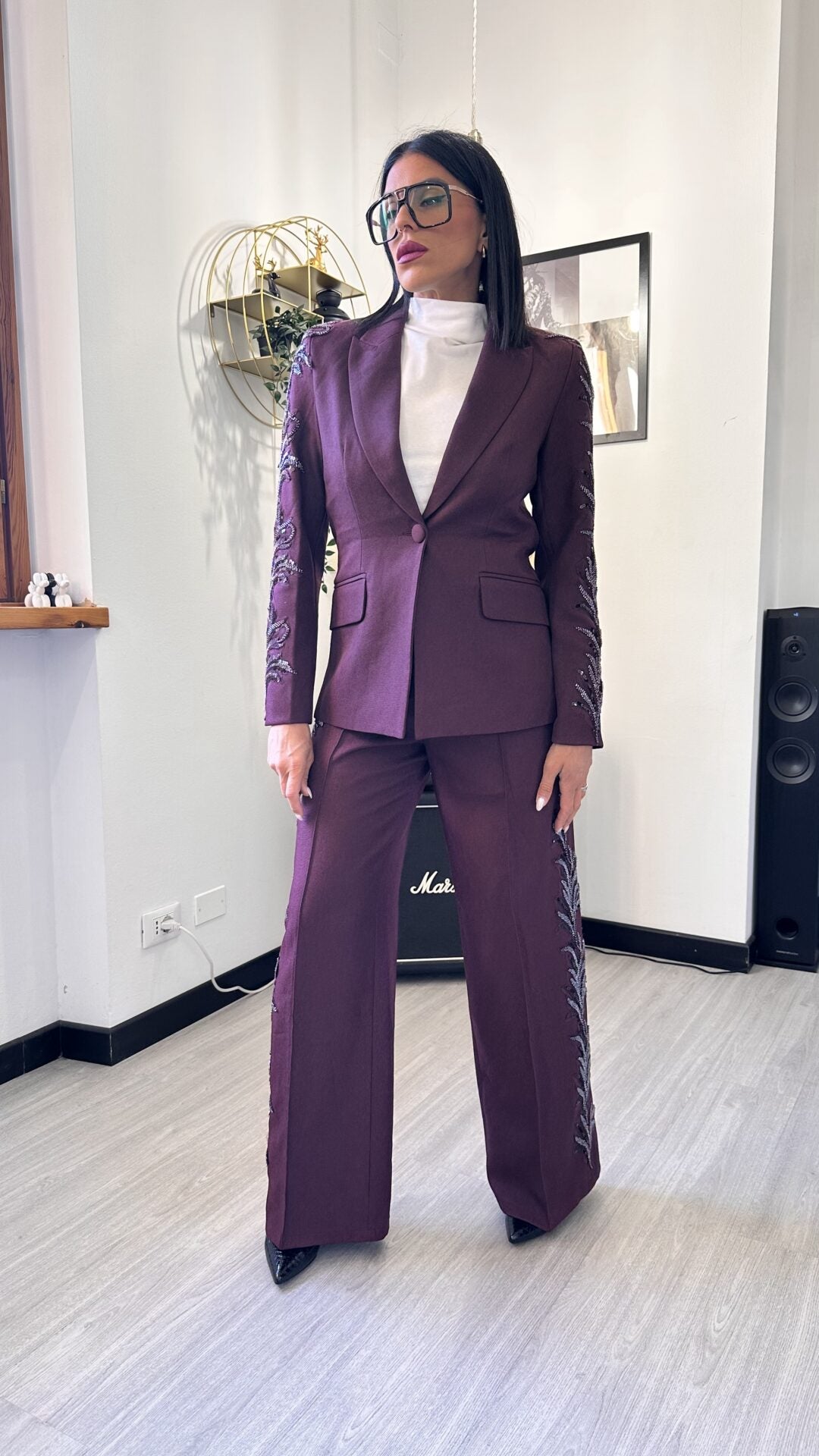 TAILLEUR BORDEAUX SHINE