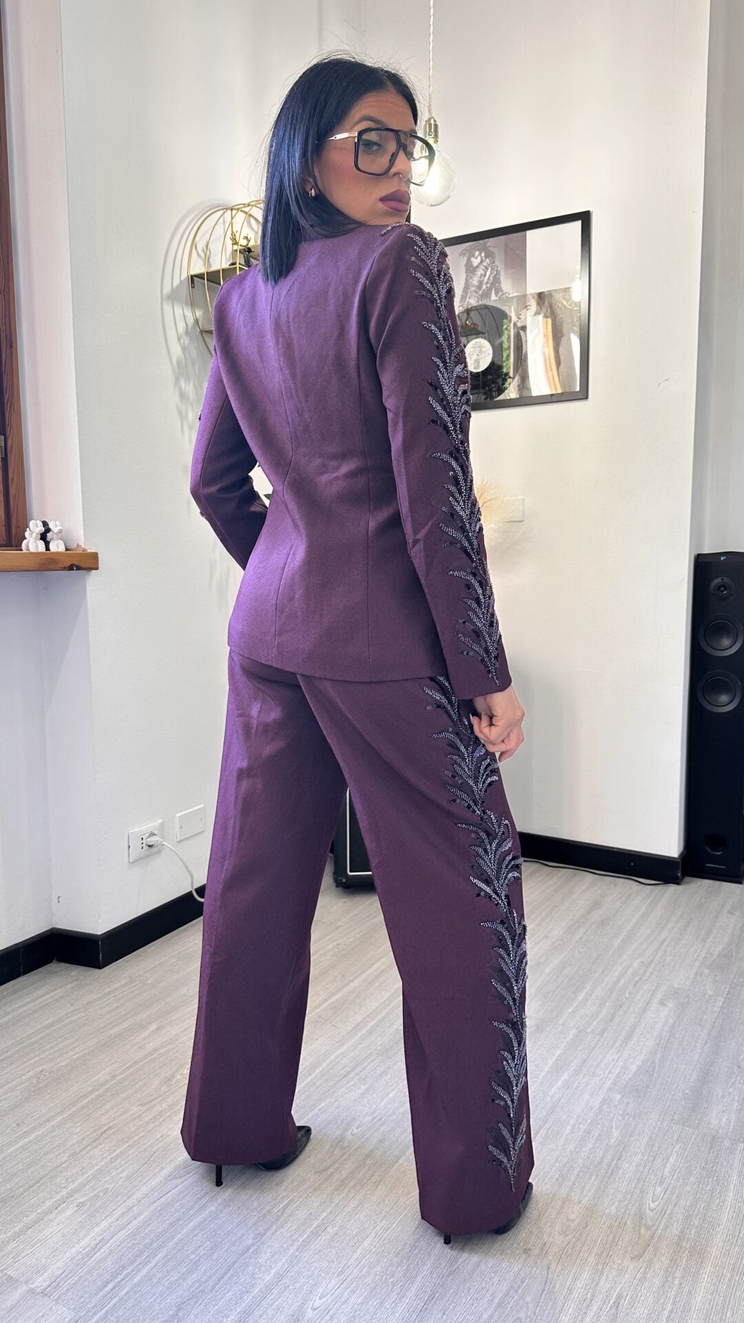TAILLEUR BORDEAUX SHINE