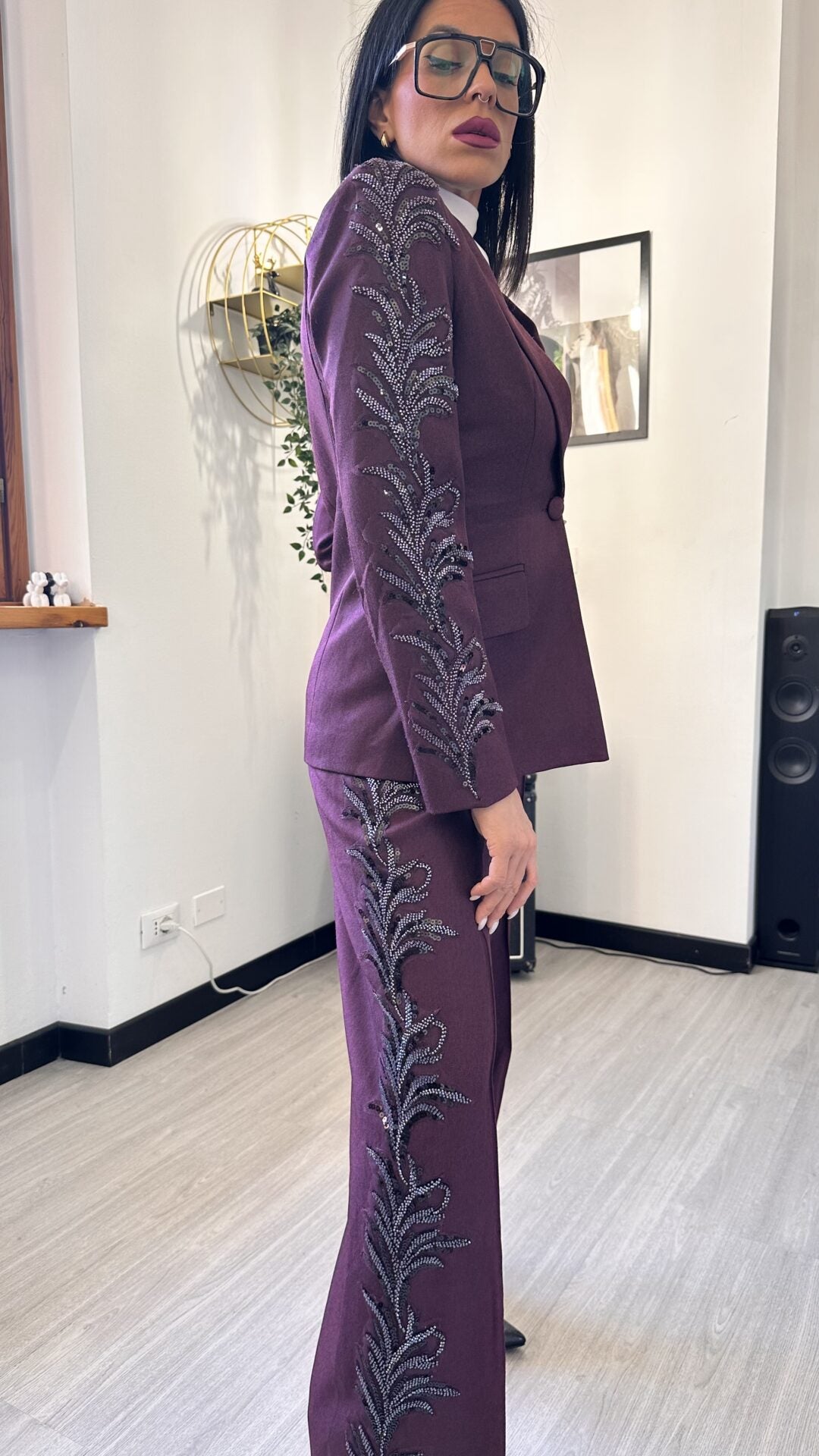 TAILLEUR BORDEAUX SHINE
