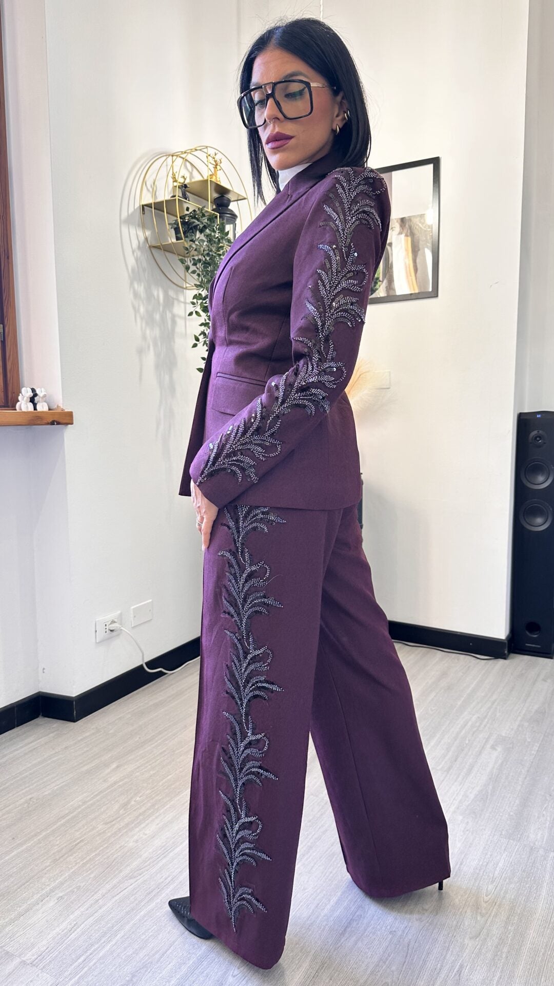 TAILLEUR BORDEAUX SHINE