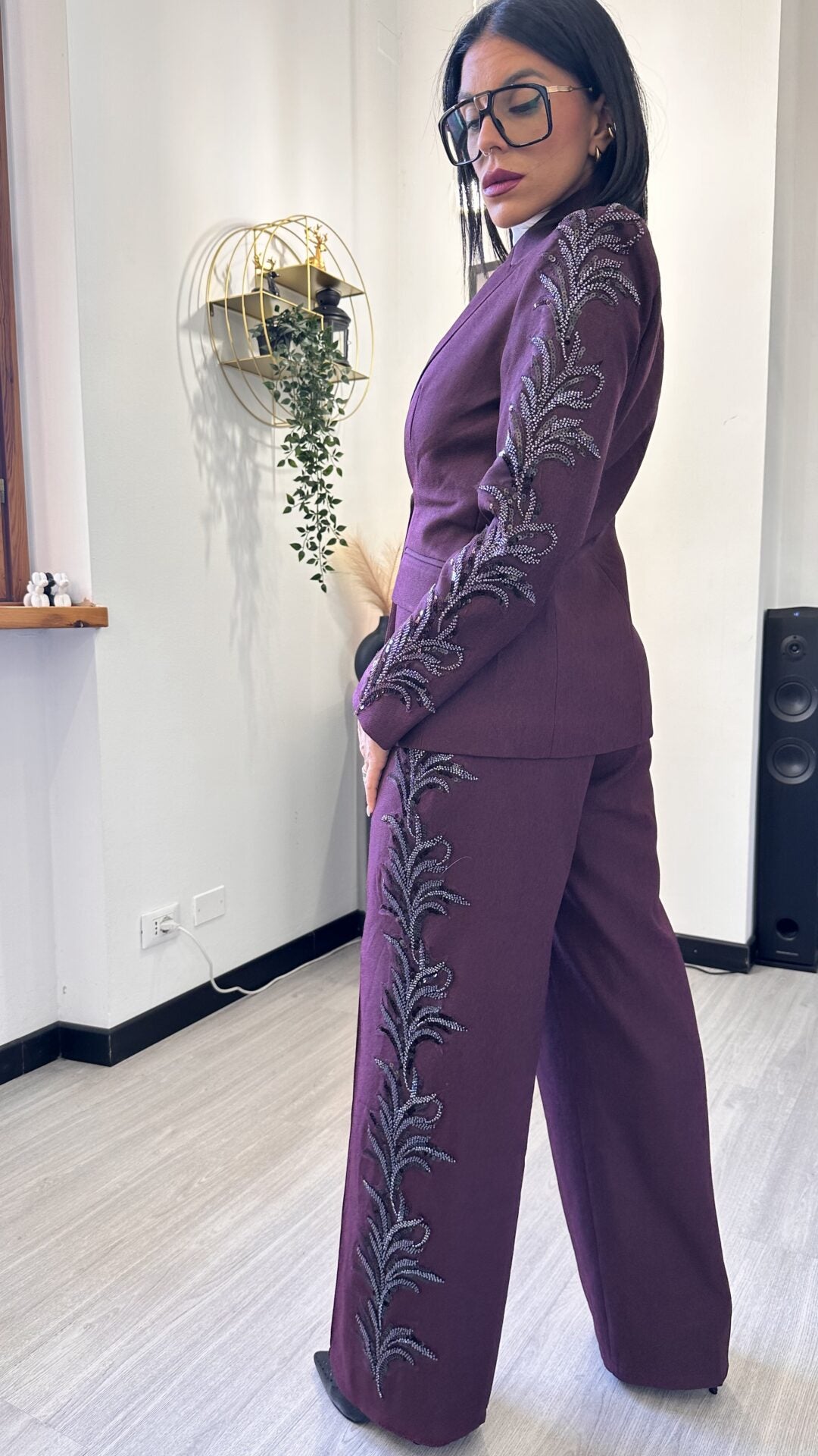 TAILLEUR BORDEAUX SHINE