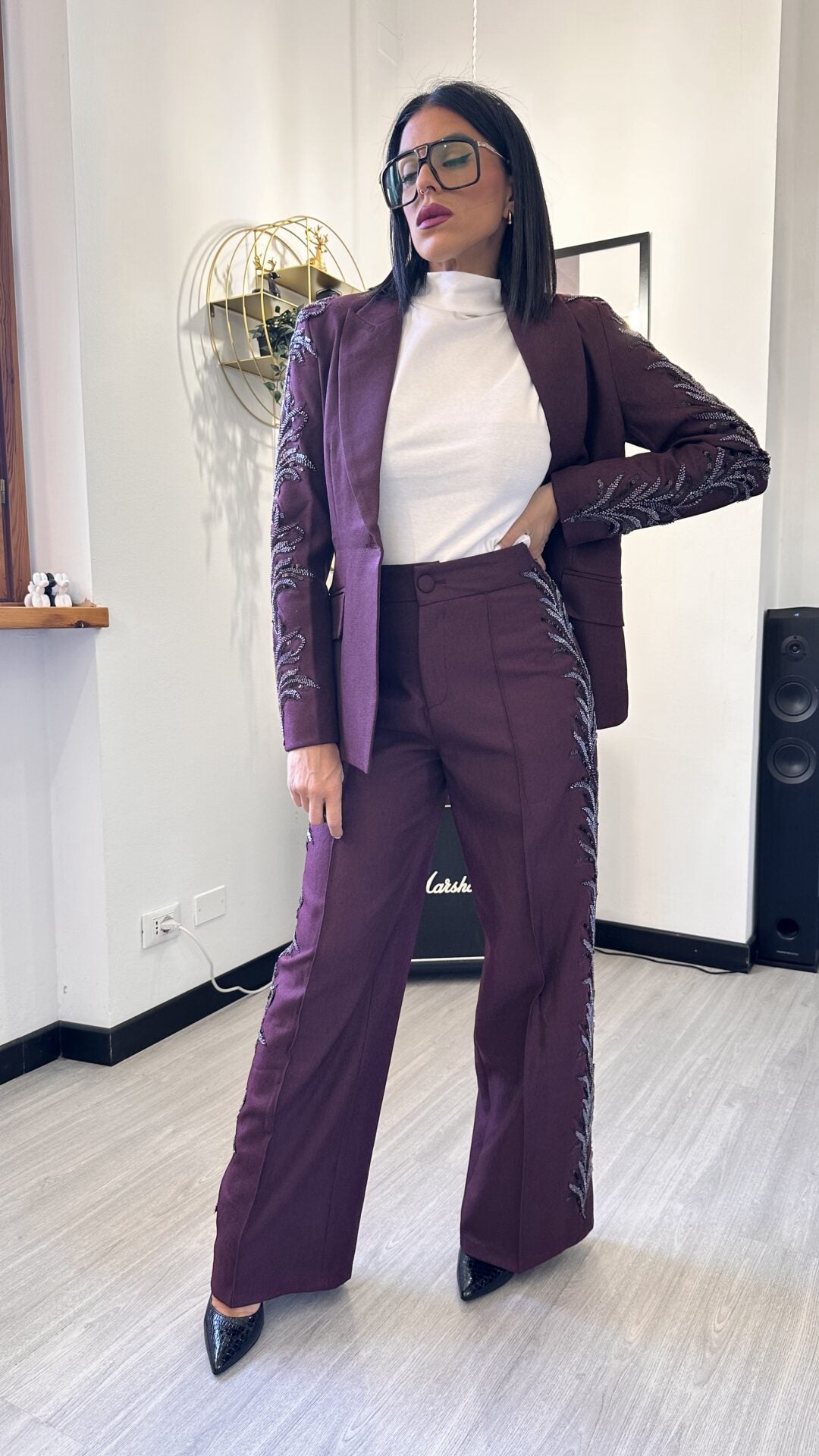 TAILLEUR BORDEAUX SHINE