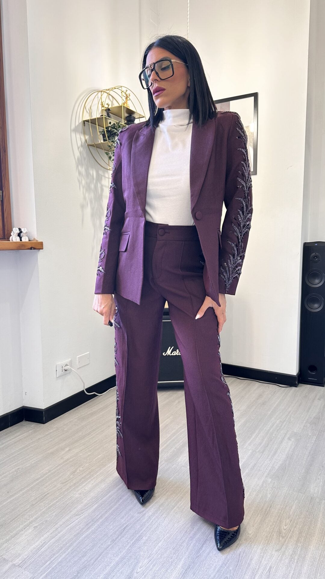 TAILLEUR BORDEAUX SHINE