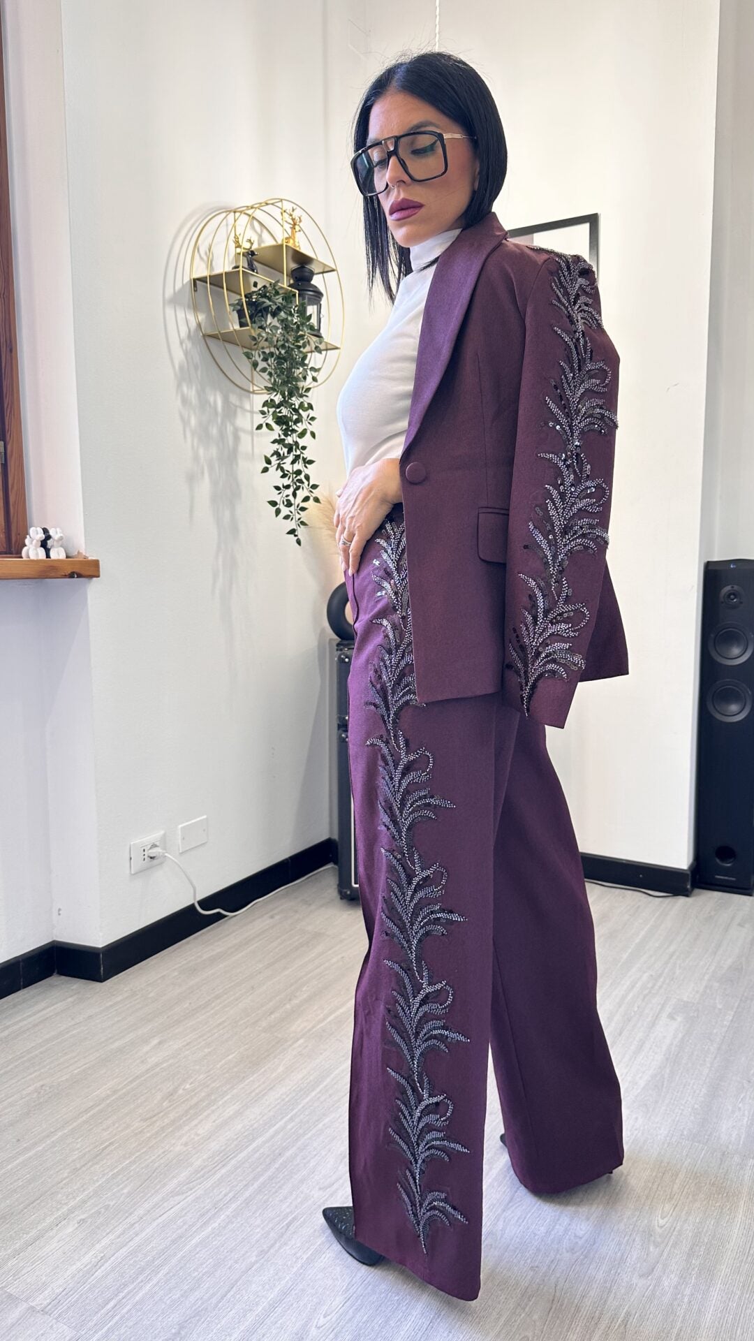 TAILLEUR BORDEAUX SHINE