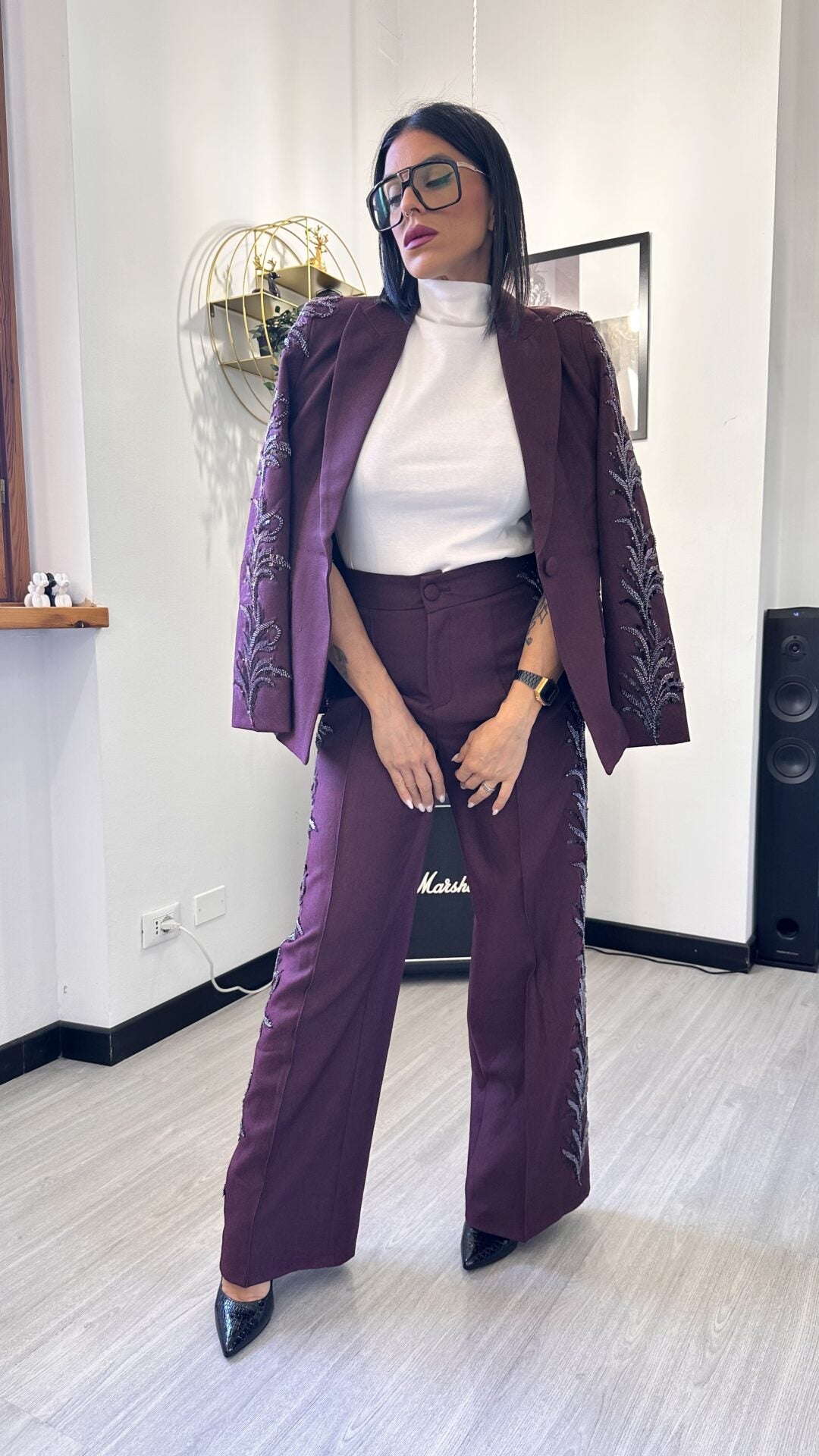 TAILLEUR BORDEAUX SHINE