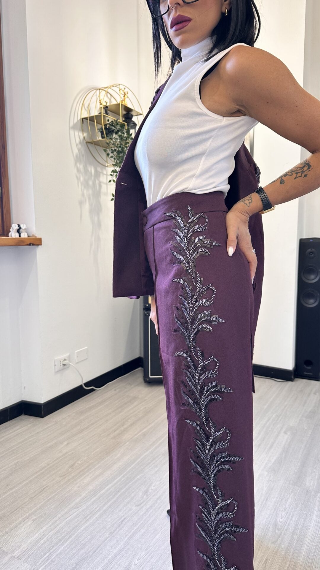 TAILLEUR BORDEAUX SHINE