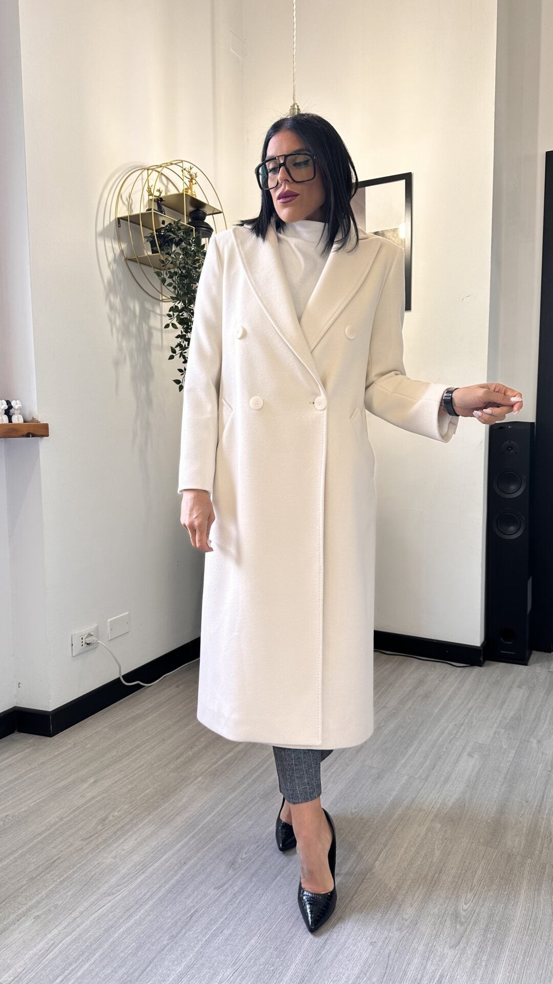 CAPPOTTO CLASSICO PANNA