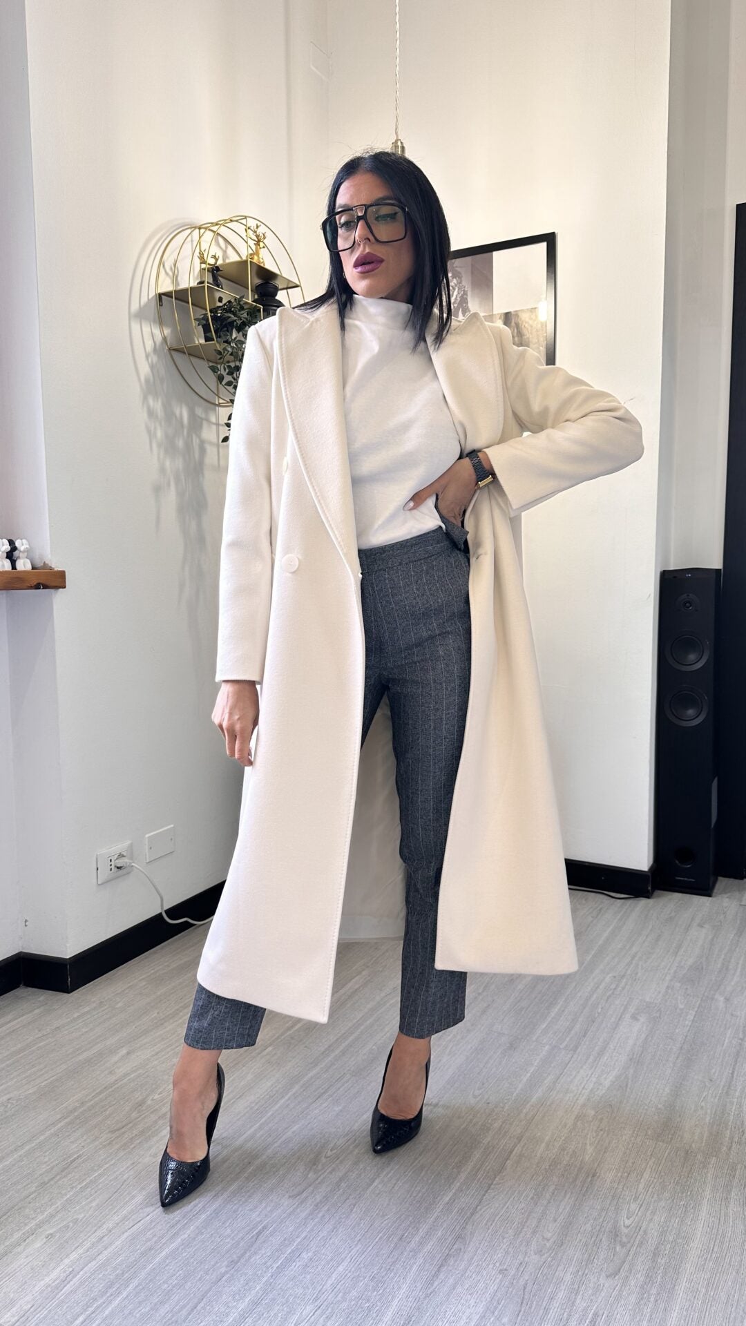 CAPPOTTO CLASSICO PANNA
