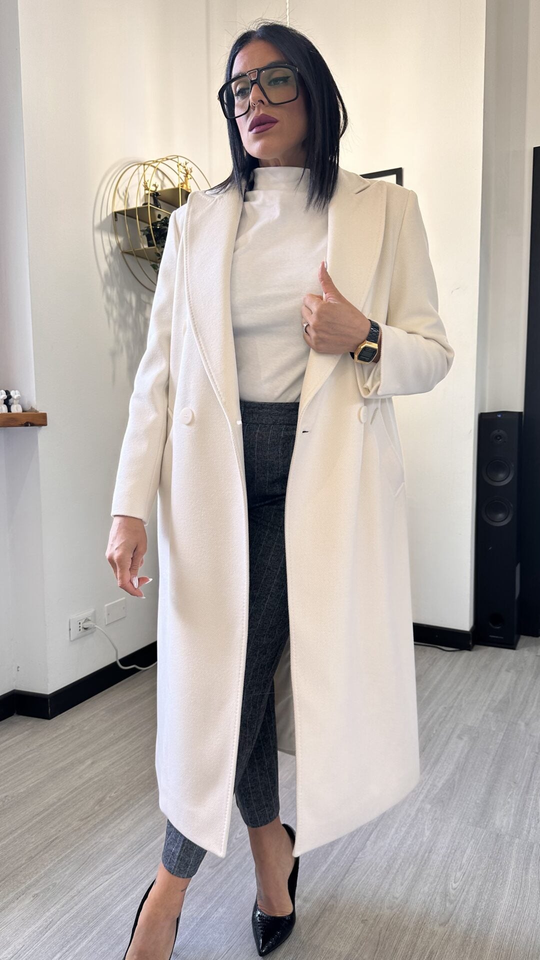 CAPPOTTO CLASSICO PANNA