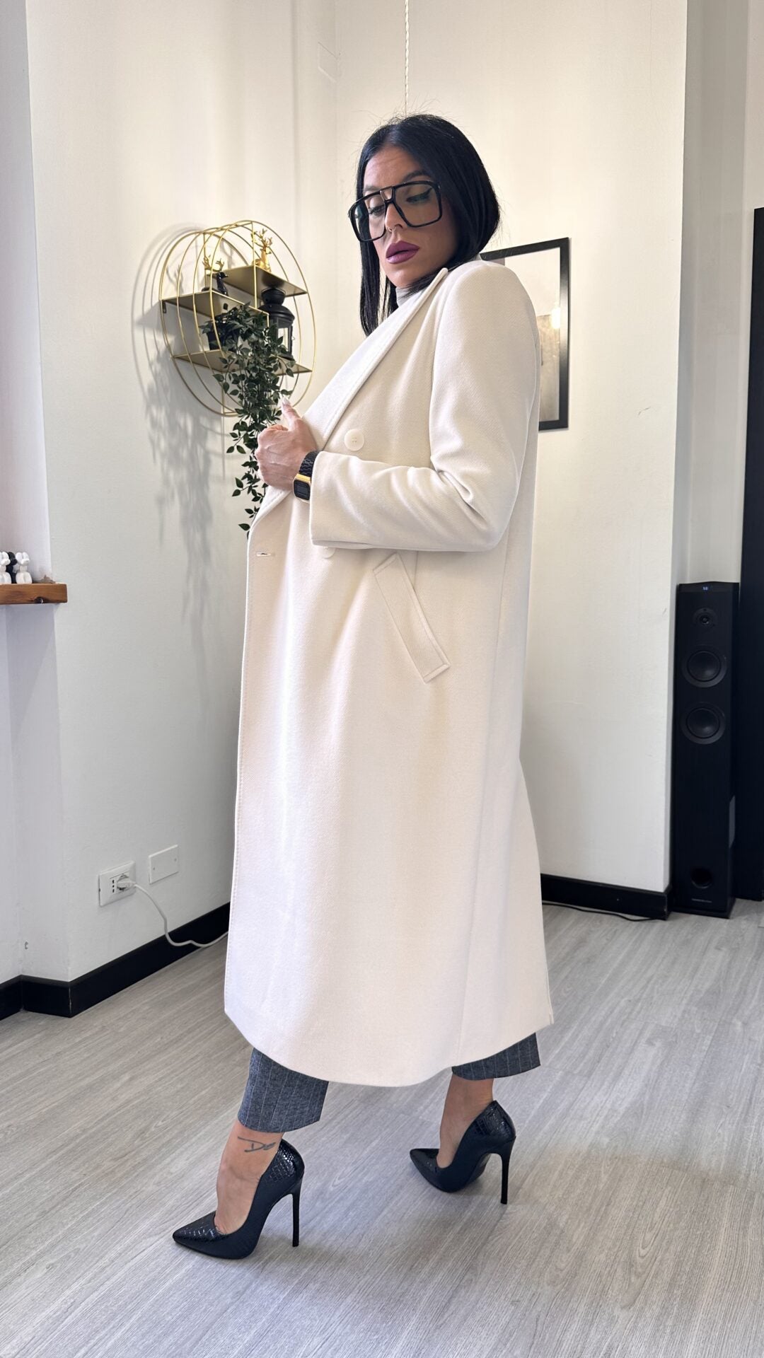 CAPPOTTO CLASSICO PANNA